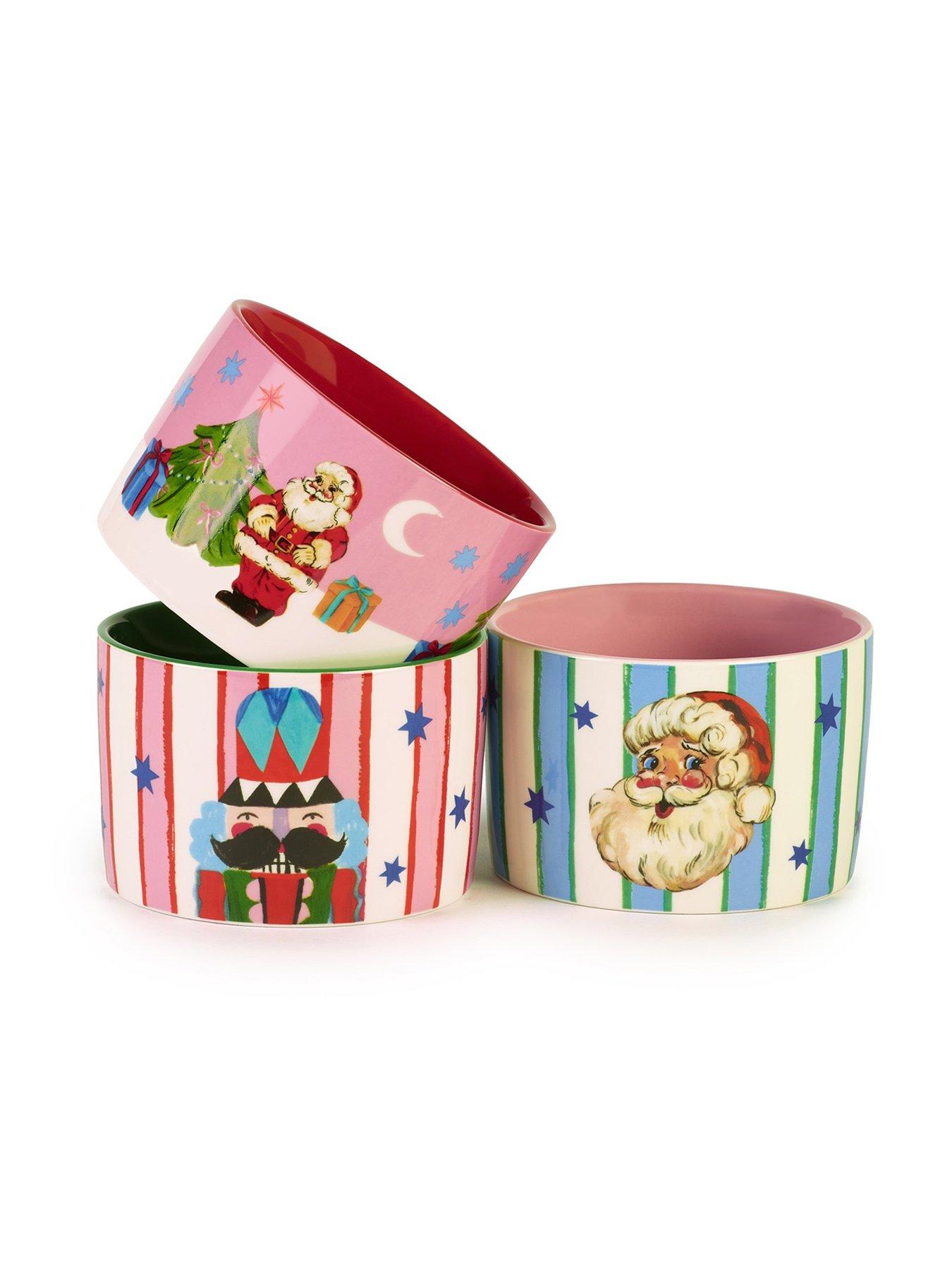 Image 6 of 7 of Eleanor Bowmer Merry Icons Nibble Bowls - Set Of 3