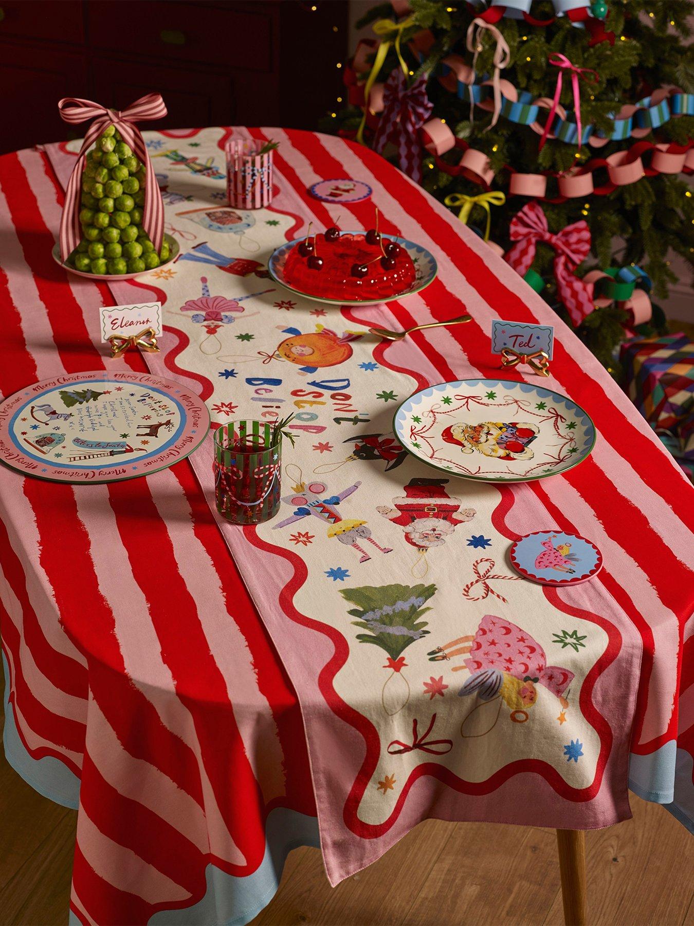 Image 1 of 4 of Eleanor Bowmer Dear Santa Table Runner