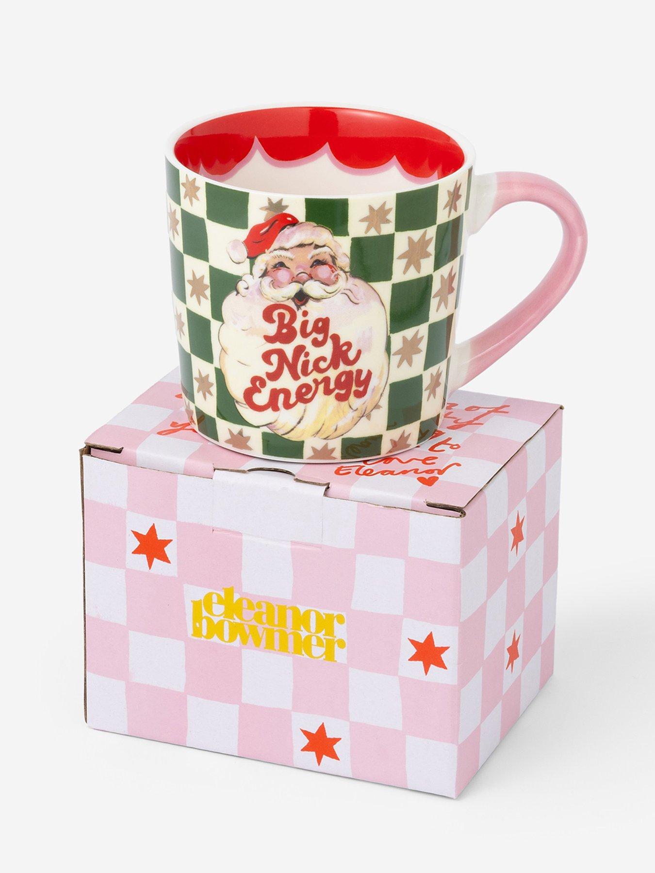 Image 4 of 6 of Eleanor Bowmer Big Nick Energy And Let's Get Merry Set Of 2 Mugs