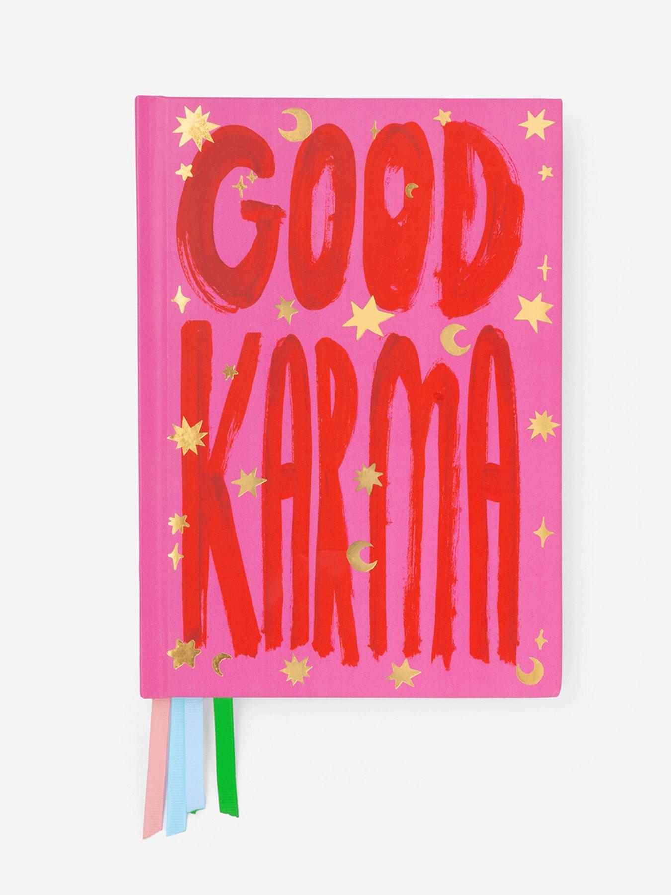 Image 5 of 7 of Eleanor Bowmer Good Karma A5 Casebound Notebook &amp; Mug Set