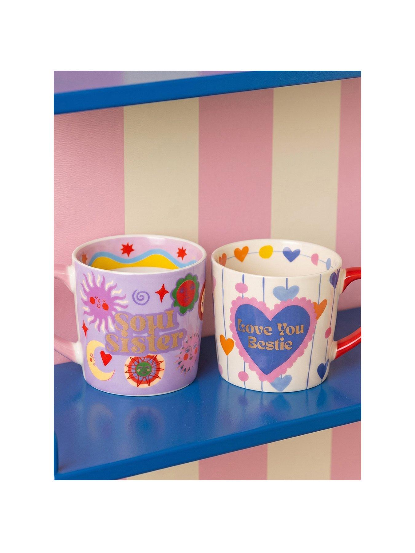 Image 2 of 7 of Eleanor Bowmer Love You Bestie &amp; Soul Sister Mug Set