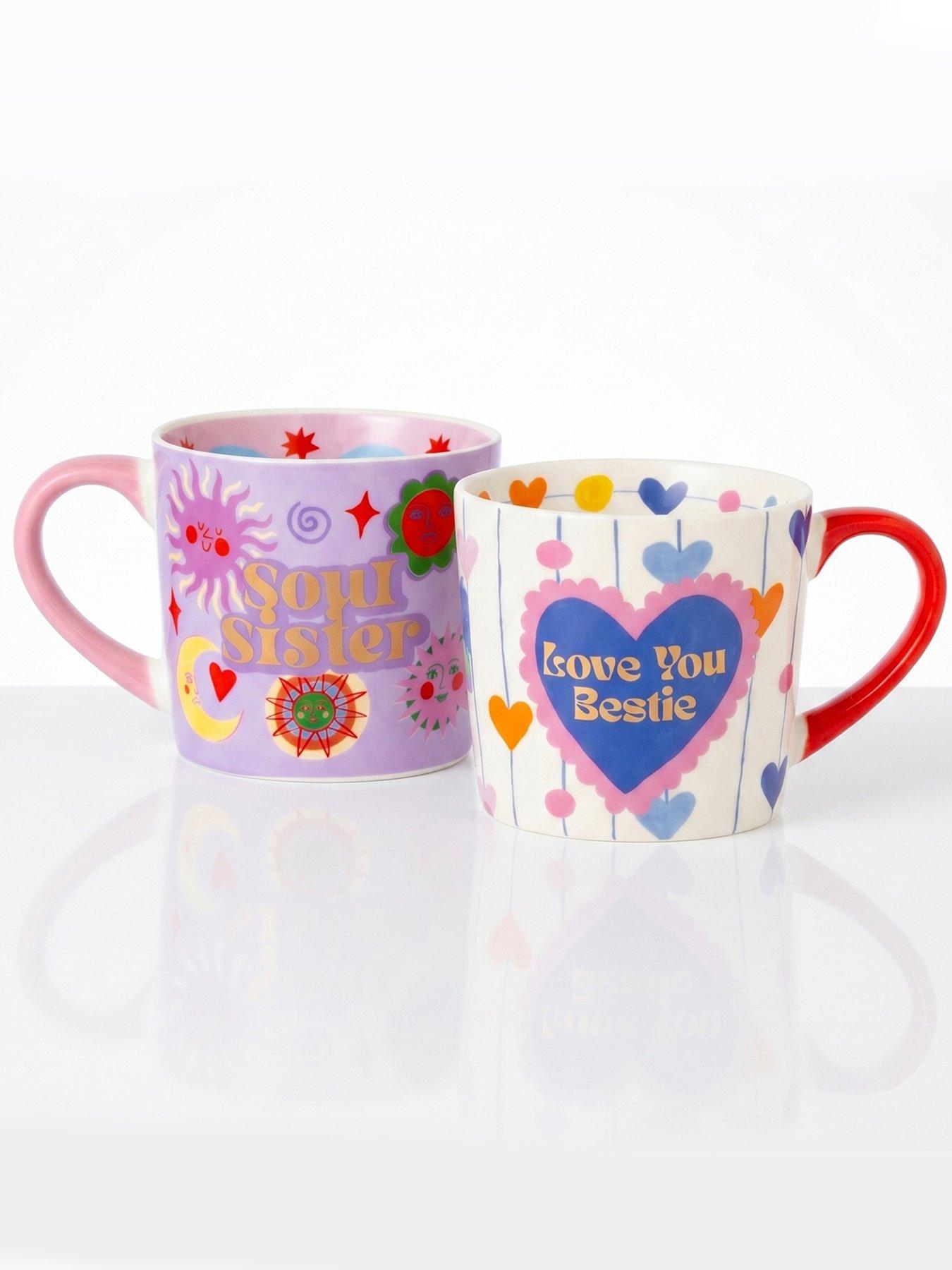 Image 7 of 7 of Eleanor Bowmer Love You Bestie &amp; Soul Sister Mug Set
