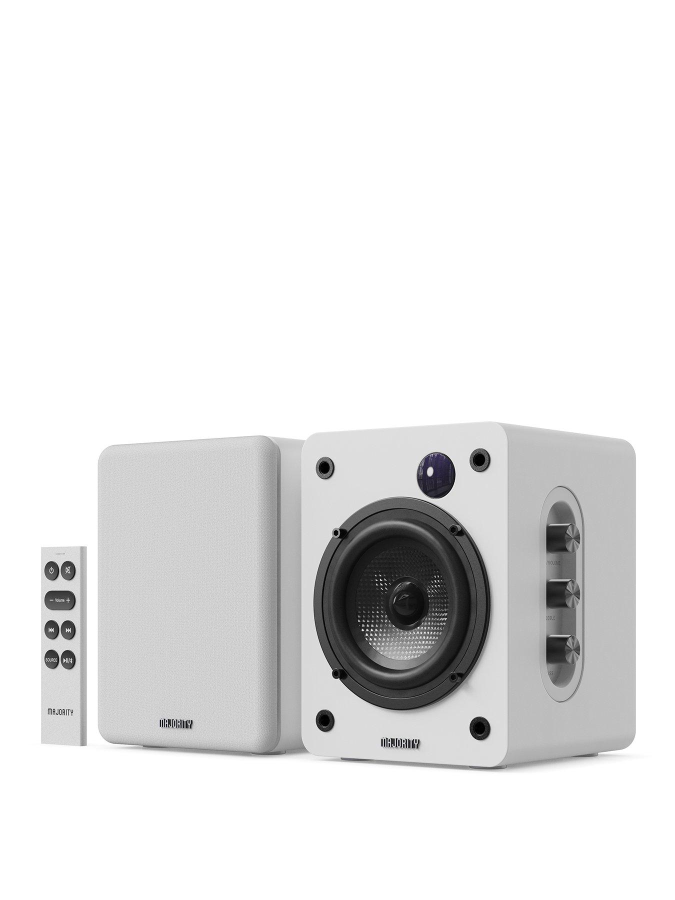 Image 1 of 5 of Majority D50X BOOKSHELF SPEAKERS - WHITE