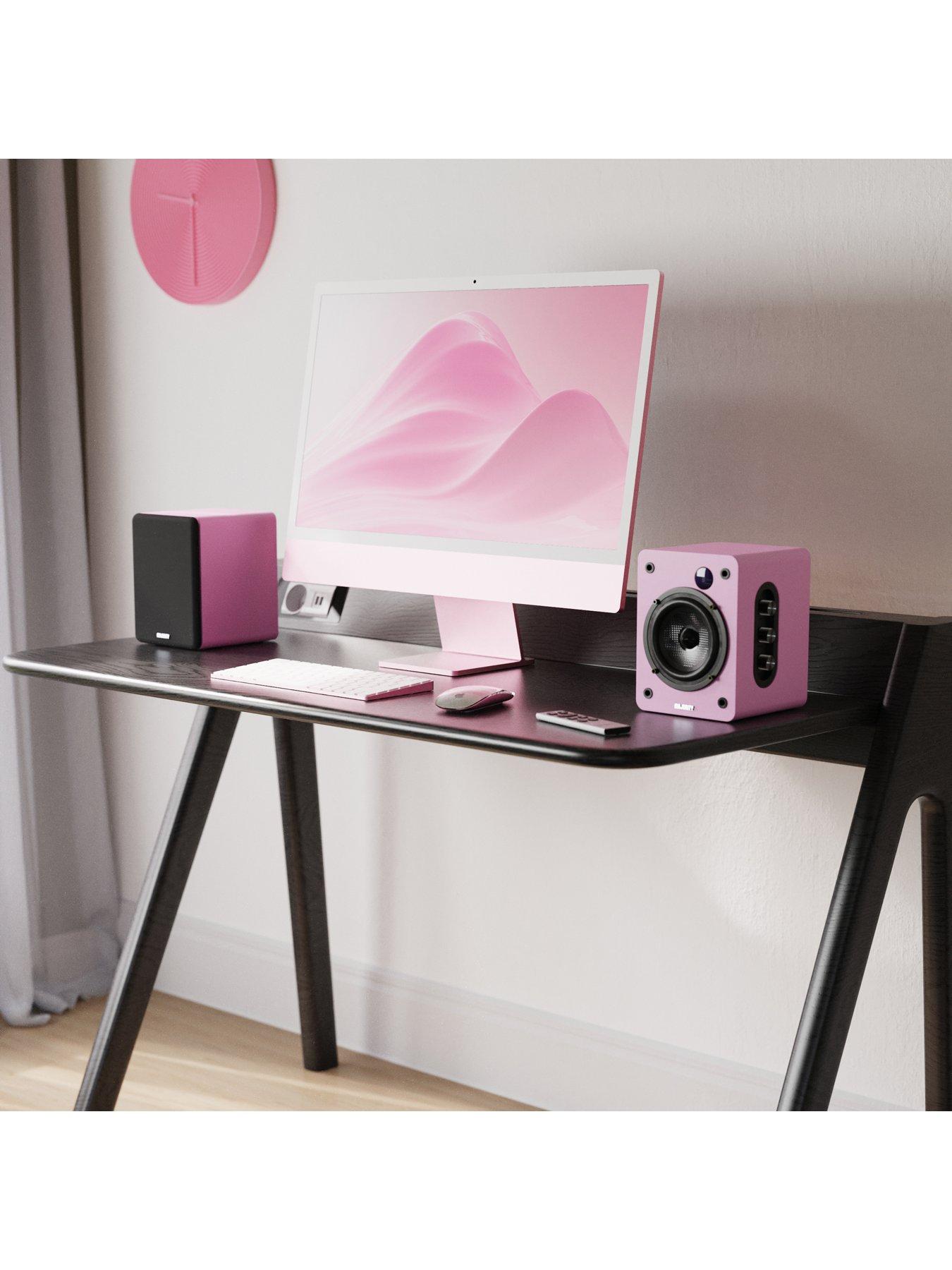 Image 2 of 5 of Majority D50X BOOKSHELF SPEAKERS - PINK