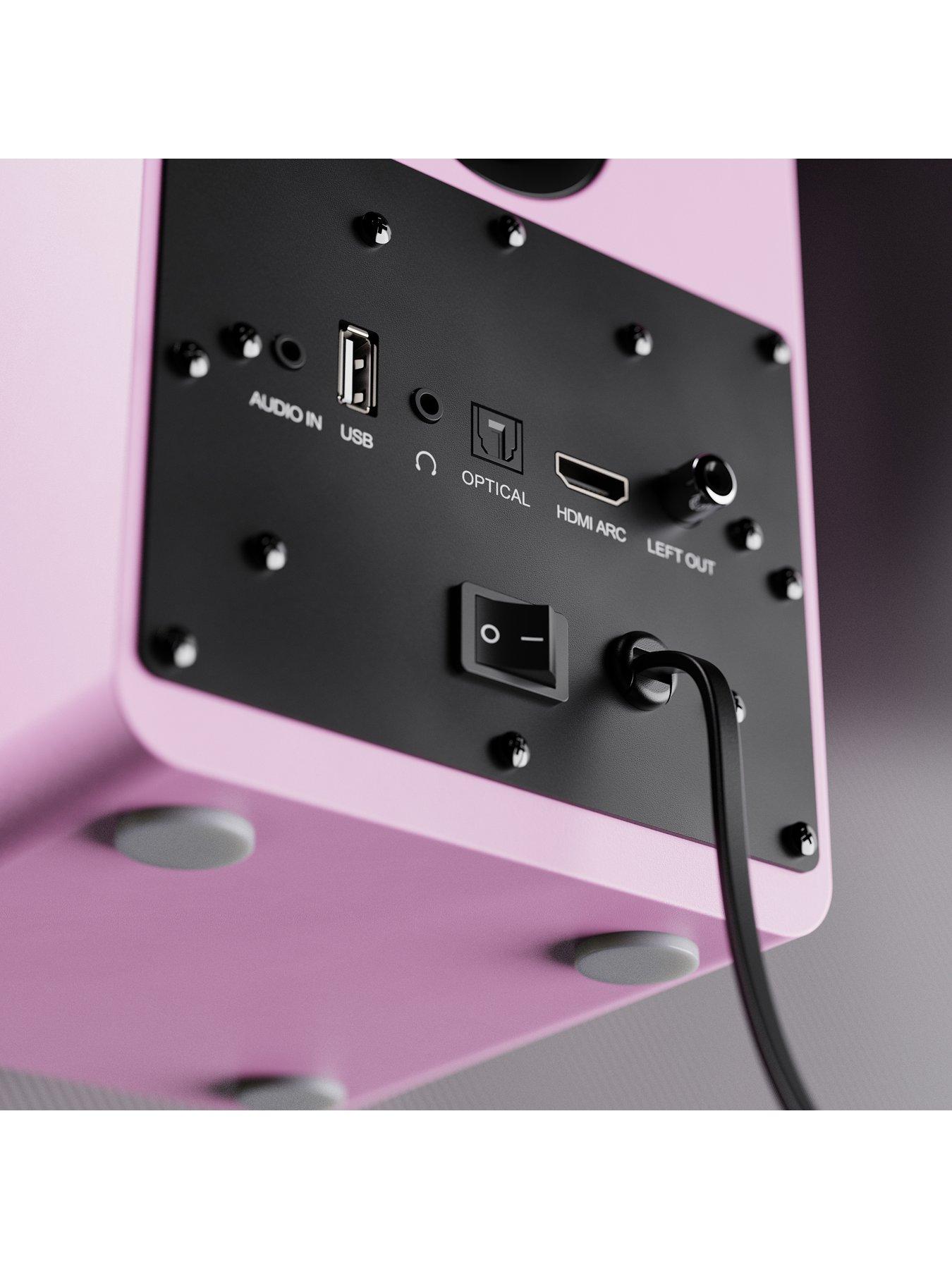 Image 5 of 5 of Majority D50X BOOKSHELF SPEAKERS - PINK