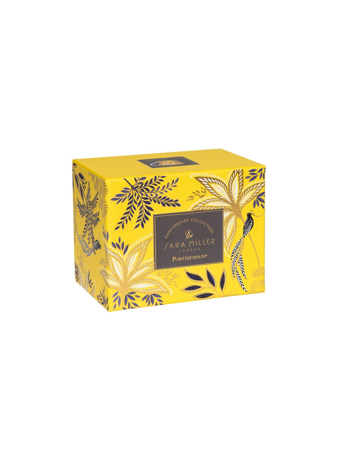 Image 5 of 5 of Sara Miller Anniversary Birds &amp; Bloom Mug - Yellow