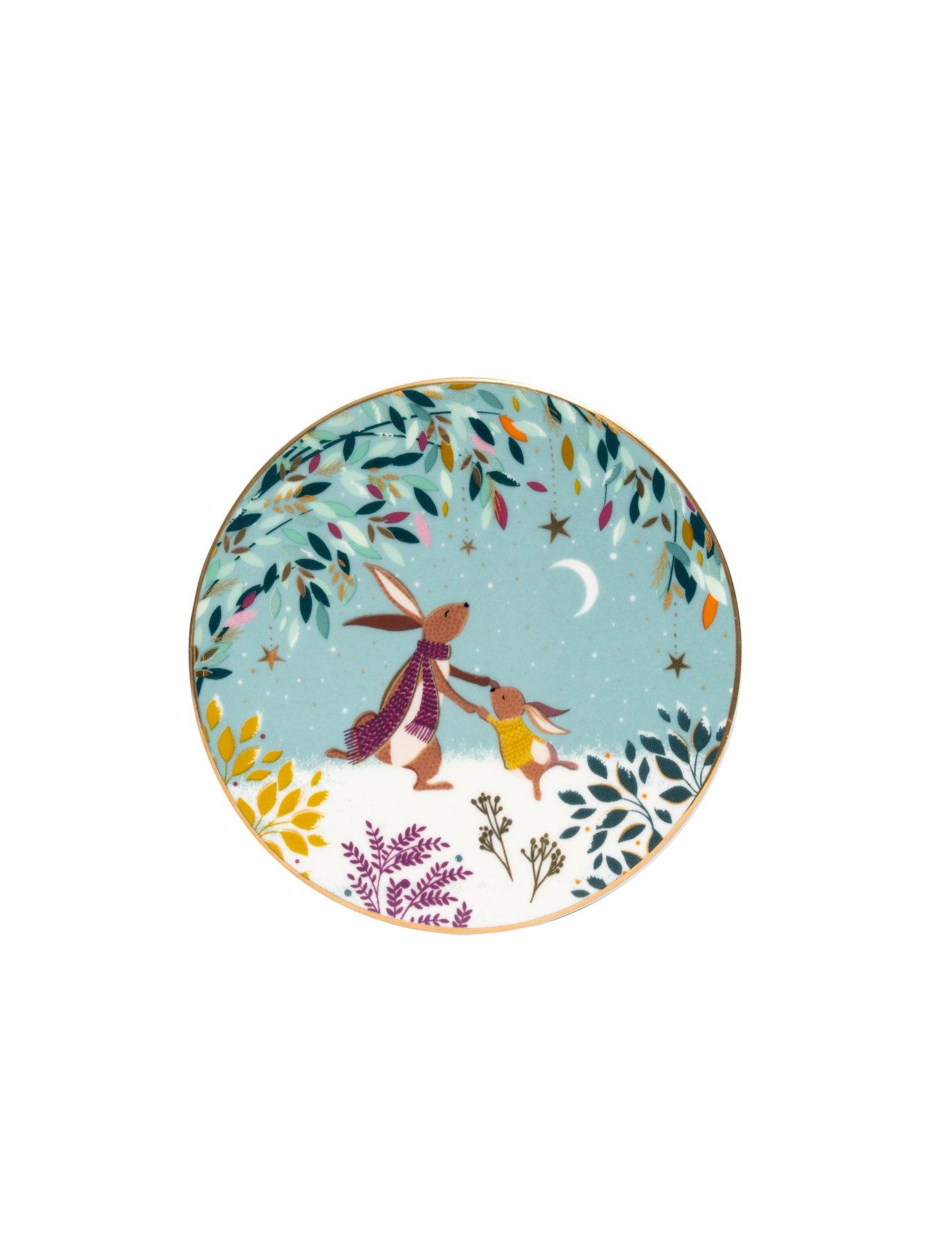 Image 6 of 7 of Sara Miller Woodland Tales Mug and Coaster Gift Set