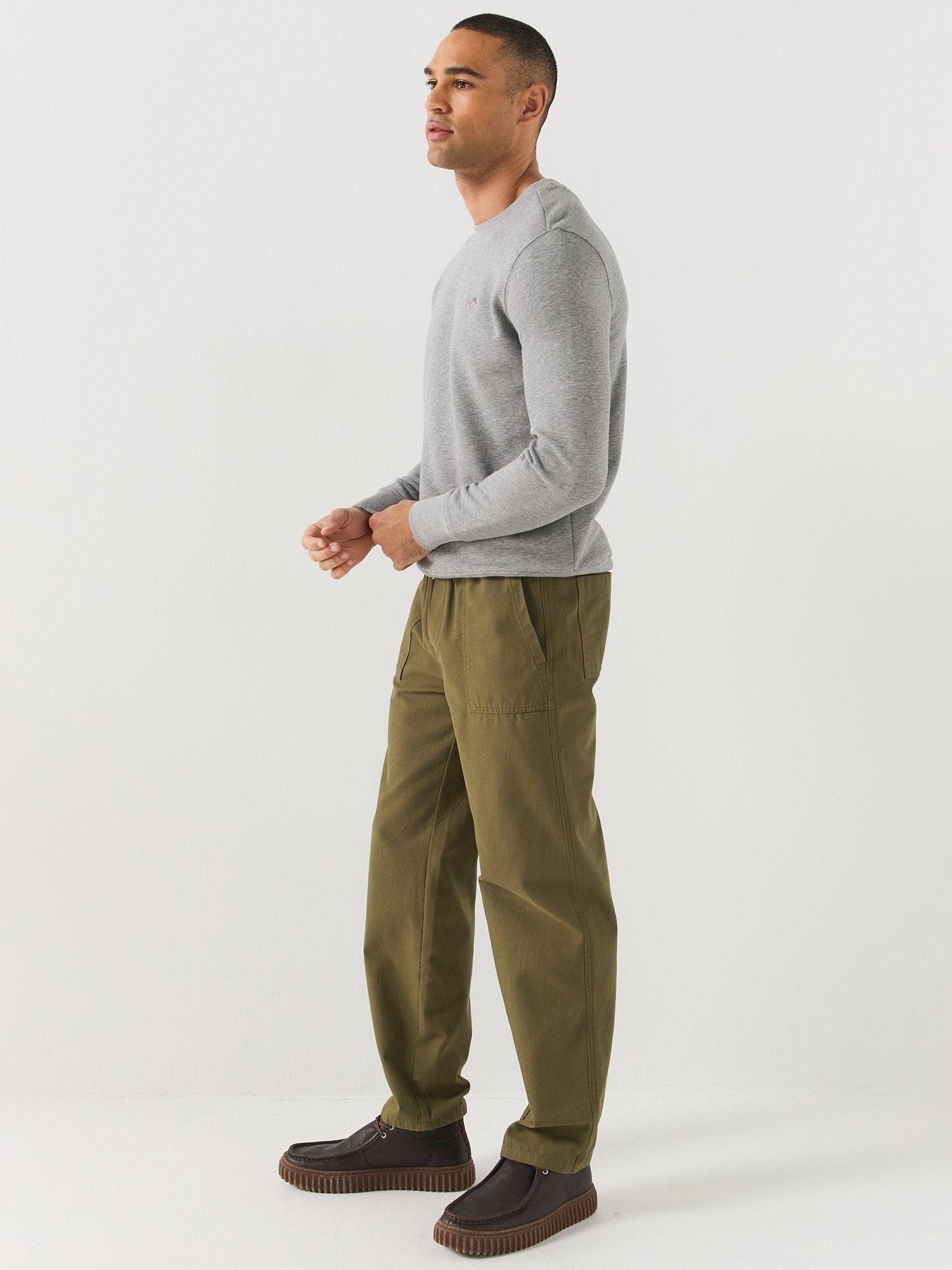 Image 6 of 7 of GANT Mens Shield Regular Fit Sweatshirt - Light Grey