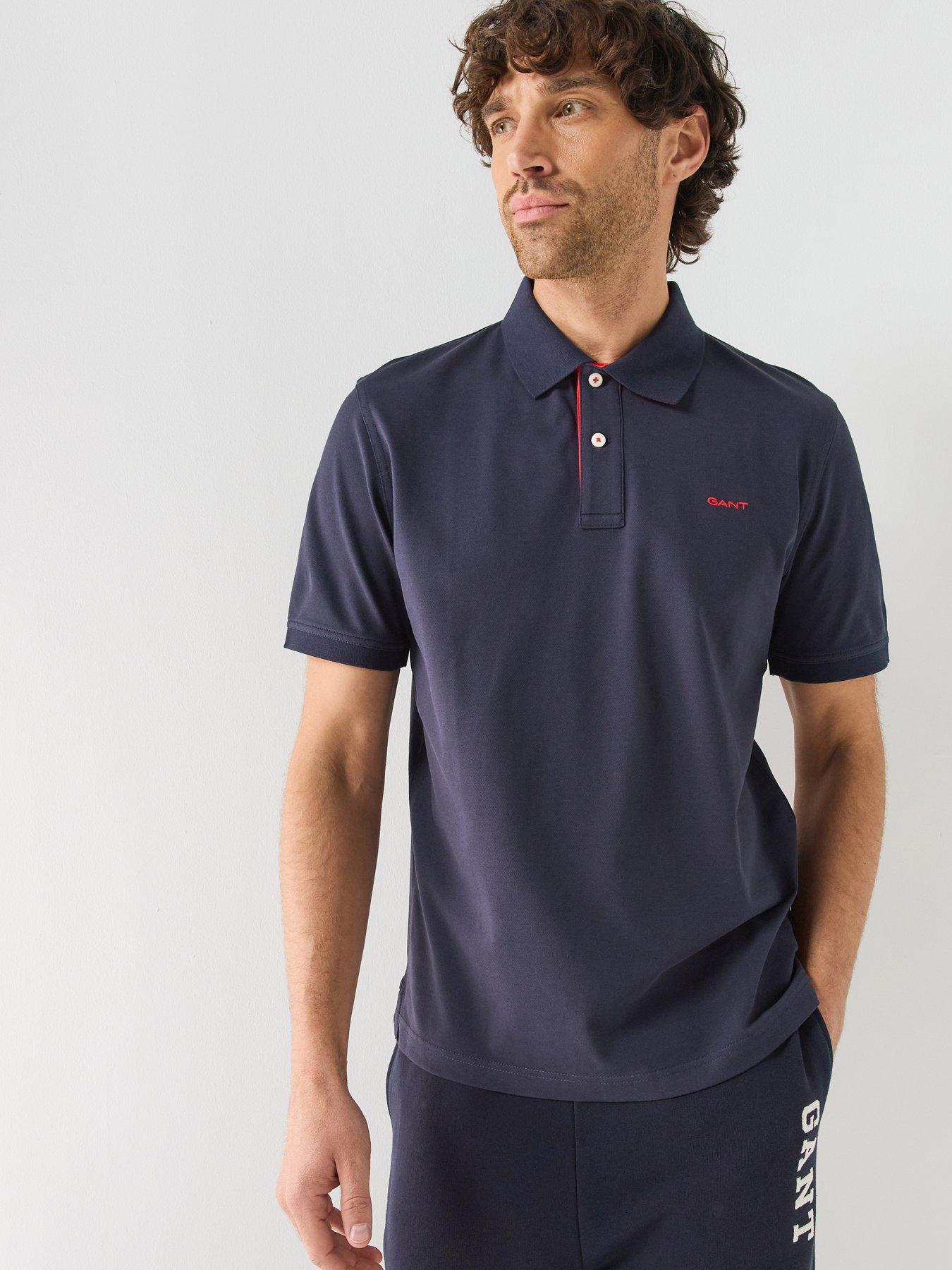 GANT Men's Reg Contrast Pique Ss Polo Polo Shirt - Image 3