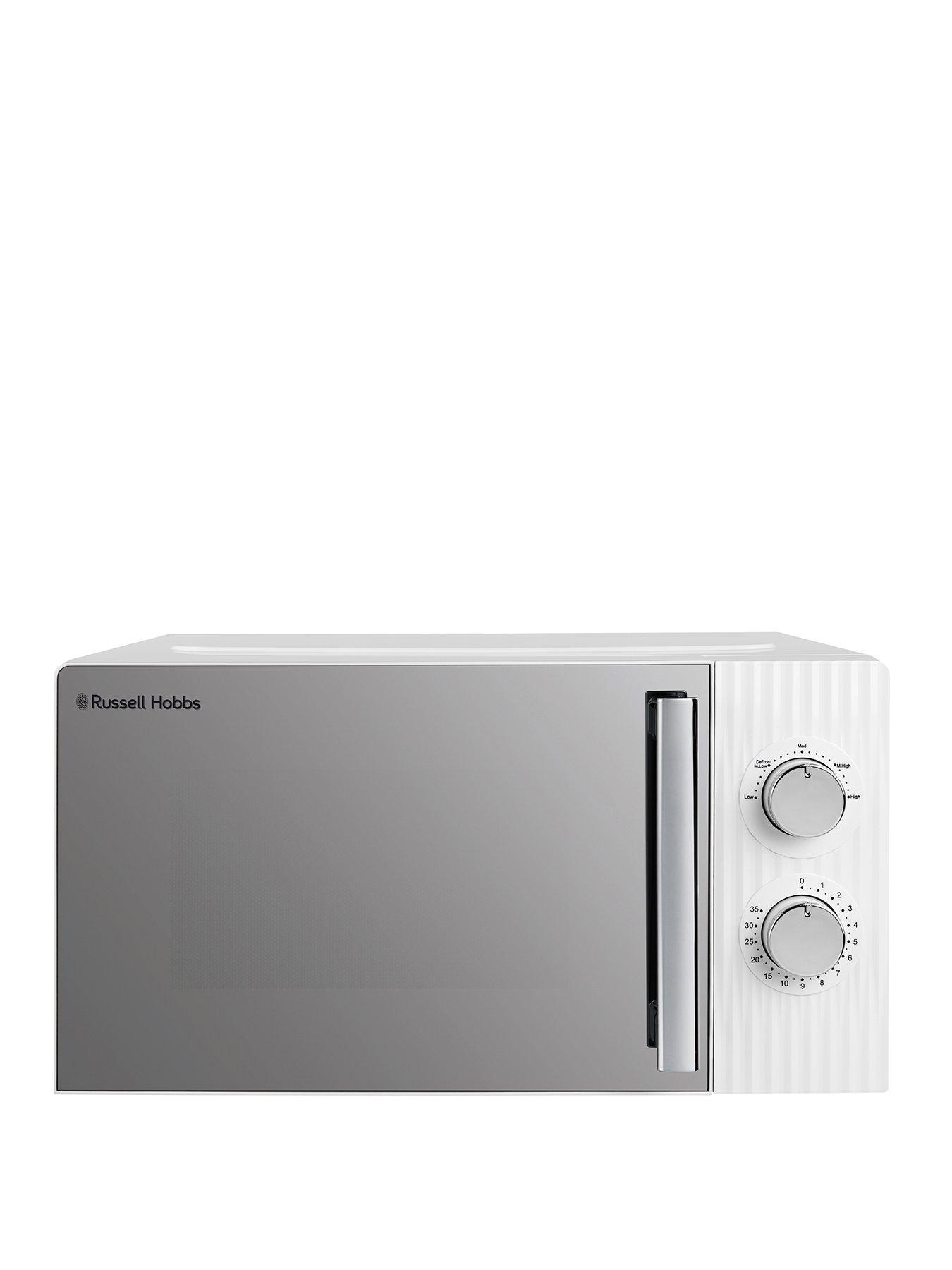 Image 1 of 7 of Russell Hobbs Eden 17 Litre White Manual Microwave