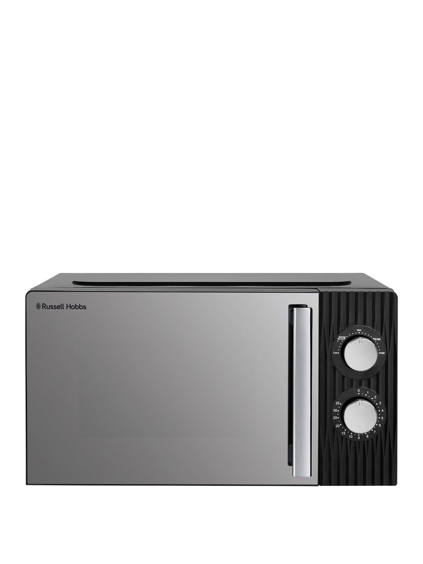 Image 1 of 7 of Russell Hobbs Eden 17 Litre Black Manual Microwave