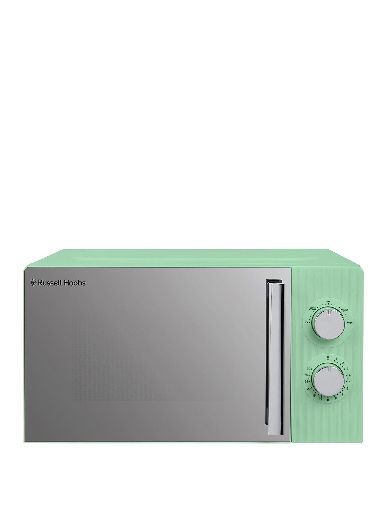 Image 1 of 7 of Russell Hobbs Eden 17 Litre Pistachio Green Manual Microwave