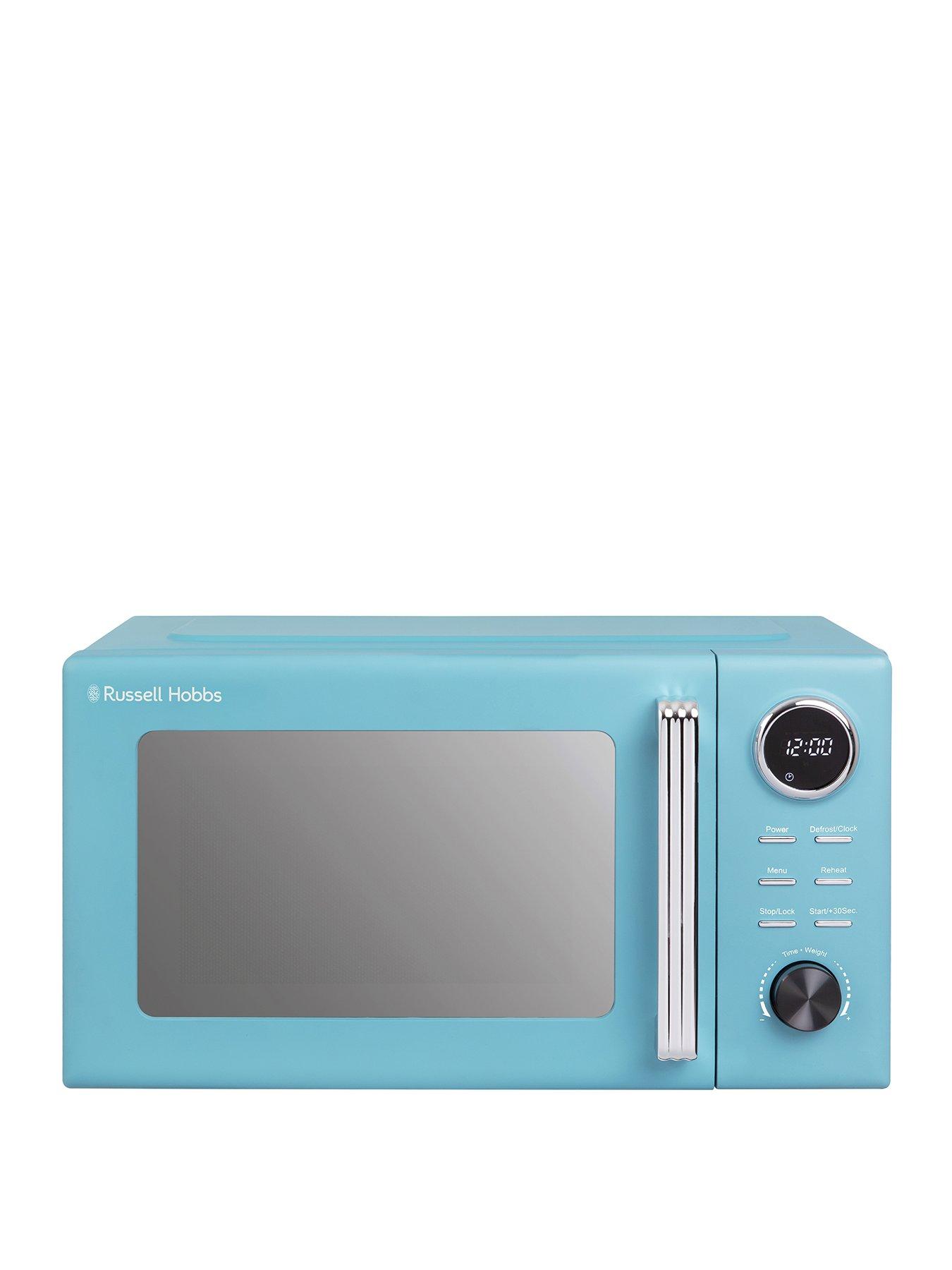 Image 1 of 7 of Russell Hobbs Hanley 20 Litre Retro Blue Digital Microwave