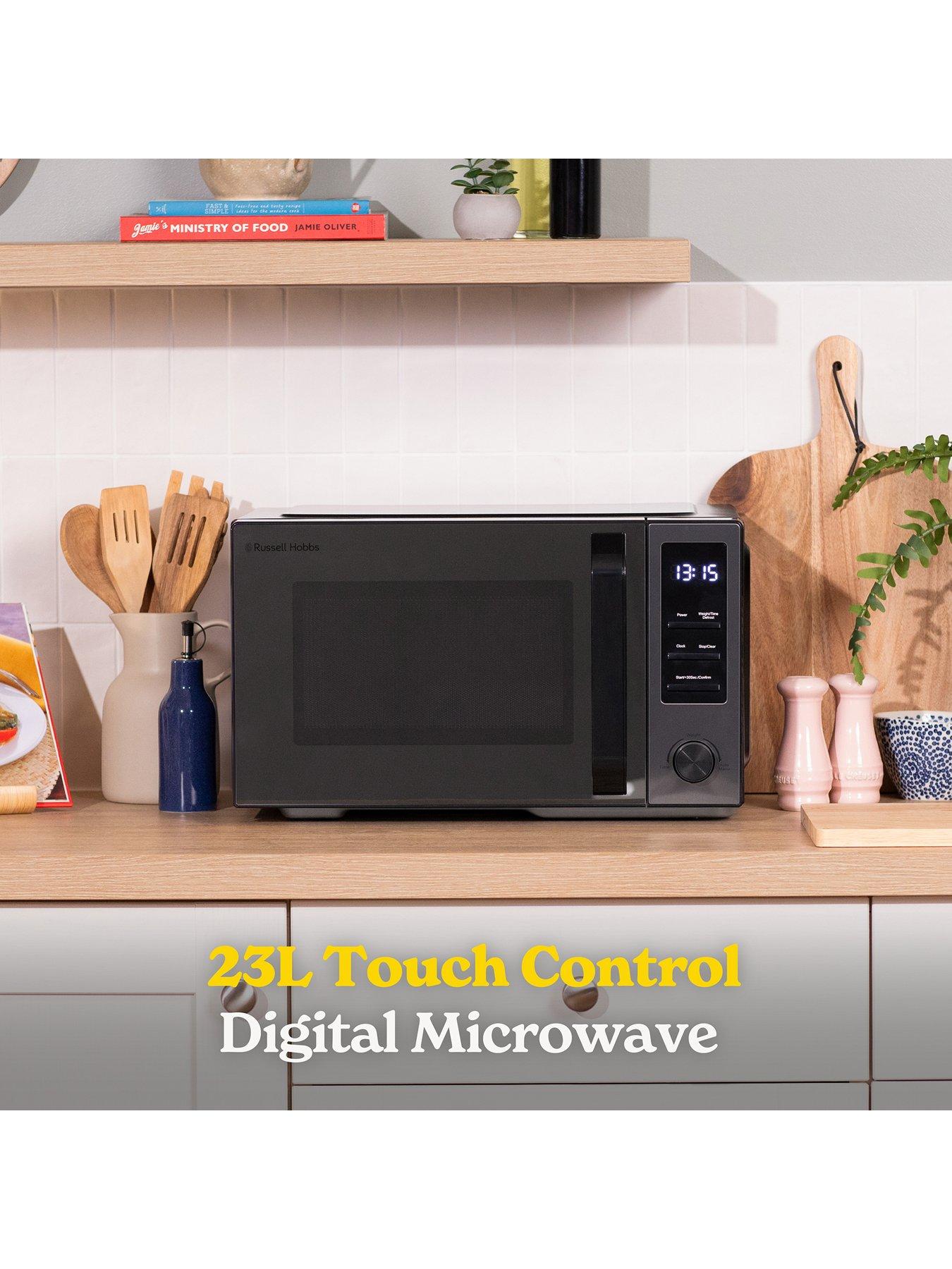 Image 3 of 7 of Russell Hobbs 23 Litre Dark Steel Digital Microwave