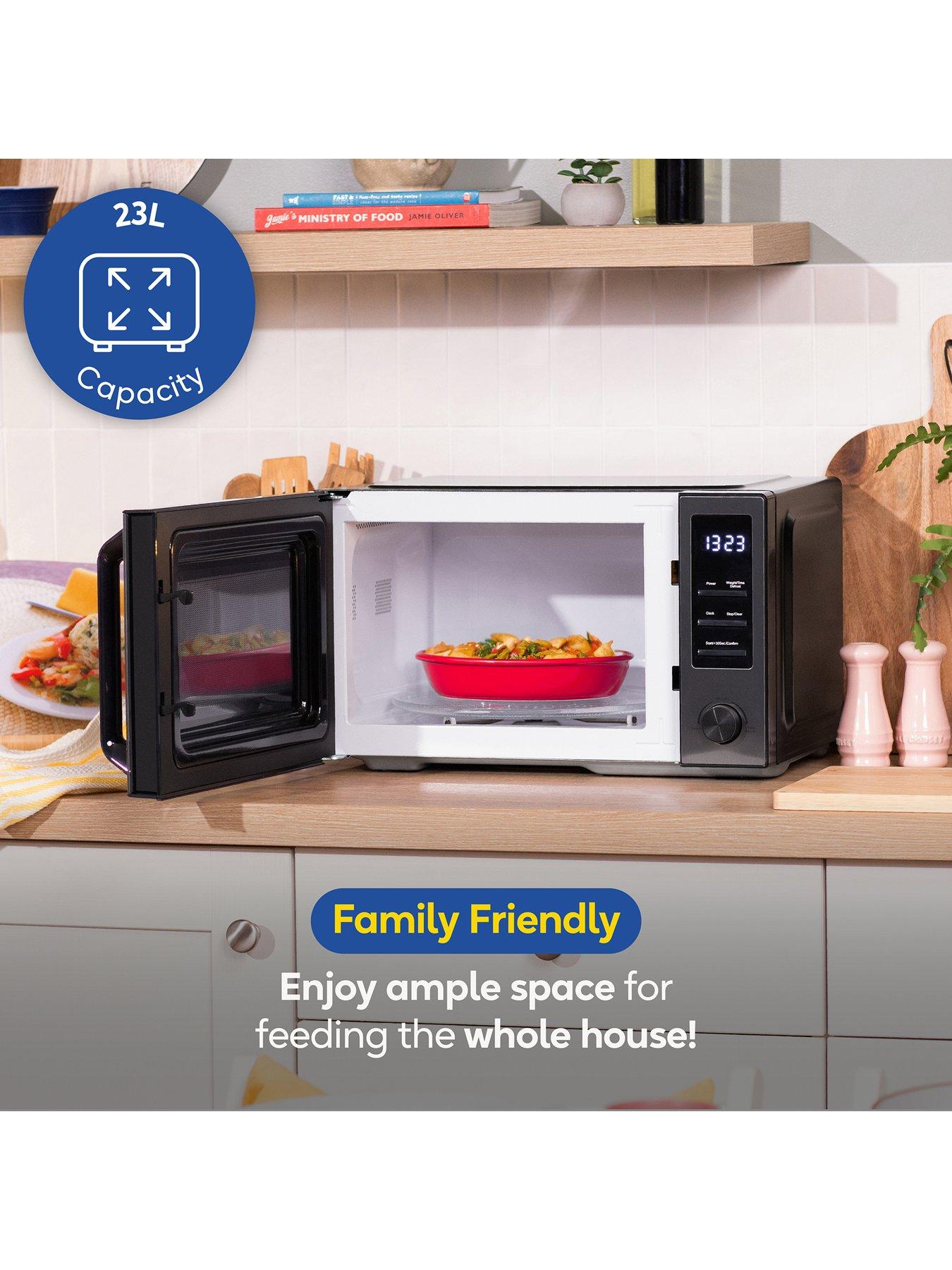 Image 4 of 7 of Russell Hobbs 23 Litre Dark Steel Digital Microwave