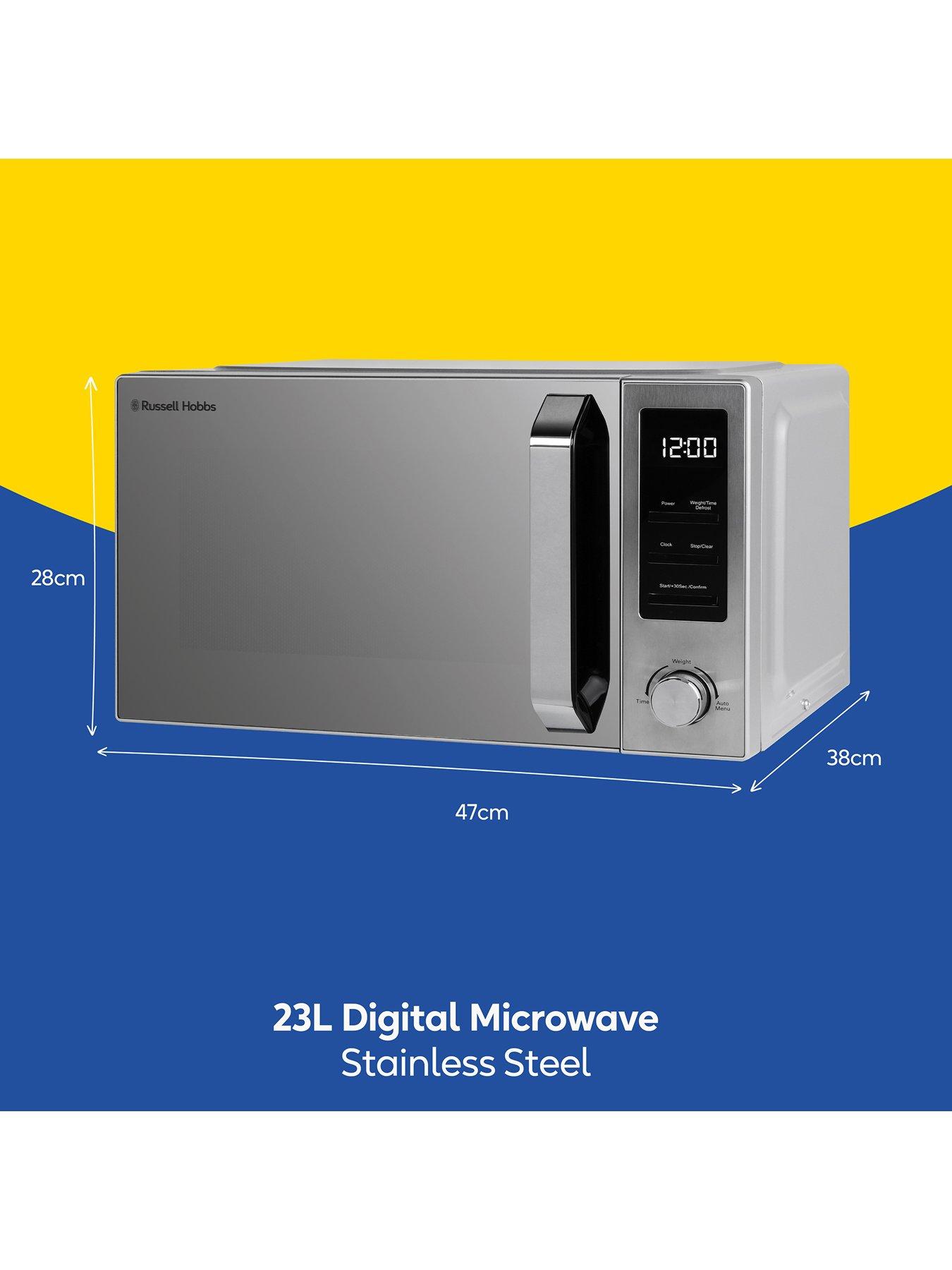 Image 2 of 7 of Russell Hobbs 23 Litre Stainless Steel Digital Microwave