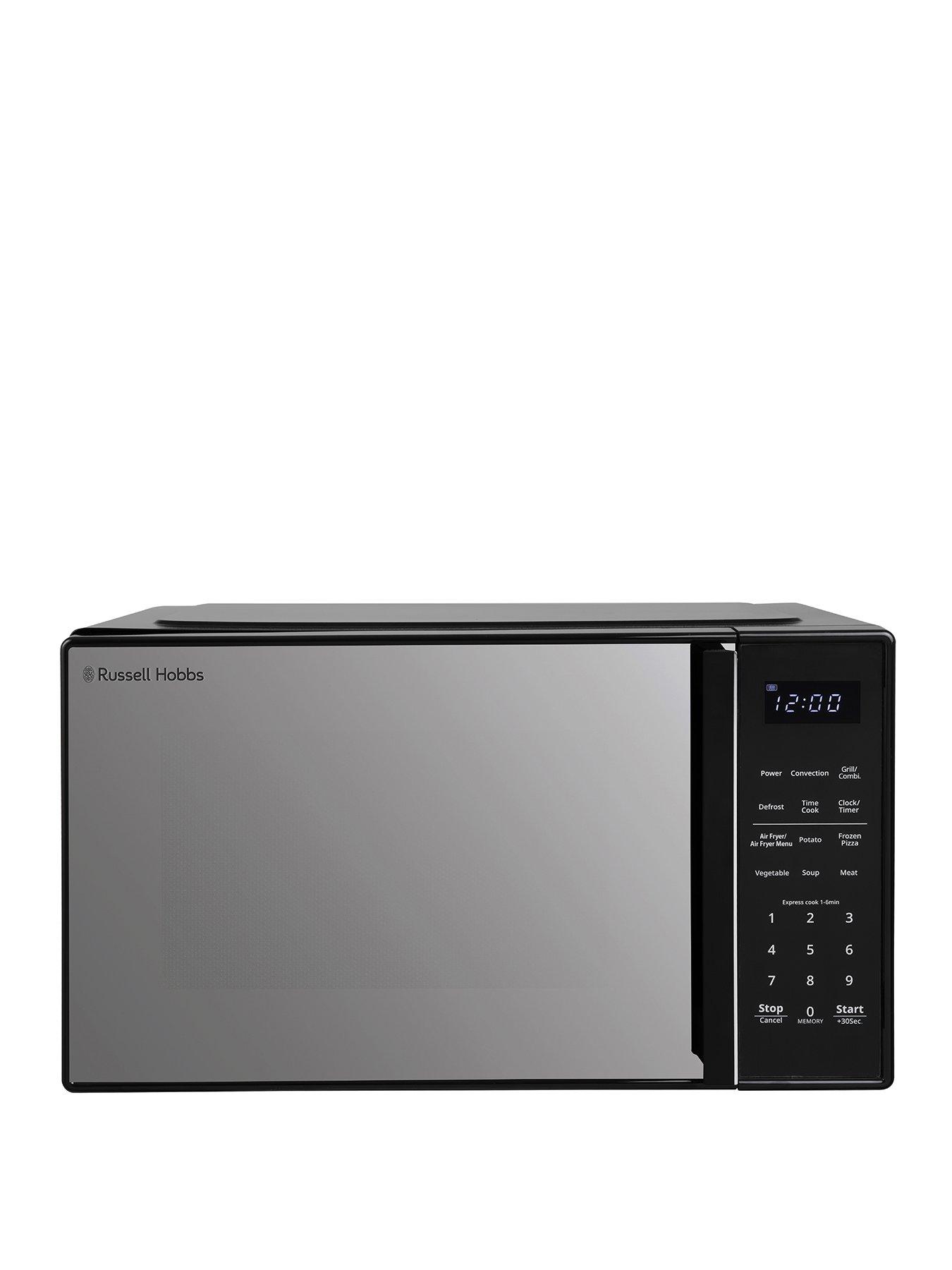 Image 1 of 7 of Russell Hobbs Black 23L 4-In-1 Touch Control Digital Combination Microwave With Air Fryer Function