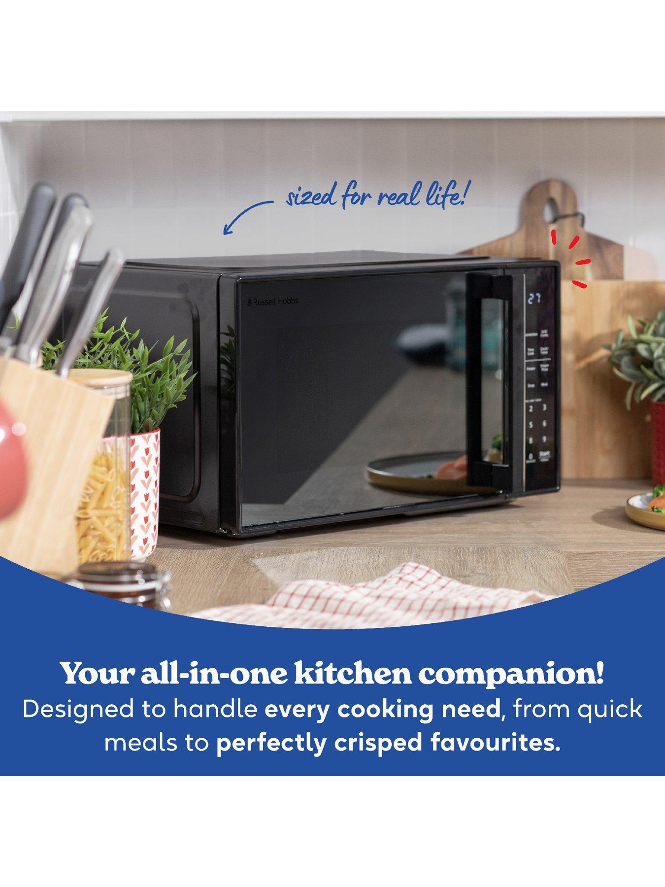 Image 7 of 7 of Russell Hobbs Black 23L 4-In-1 Touch Control Digital Combination Microwave With Air Fryer Function