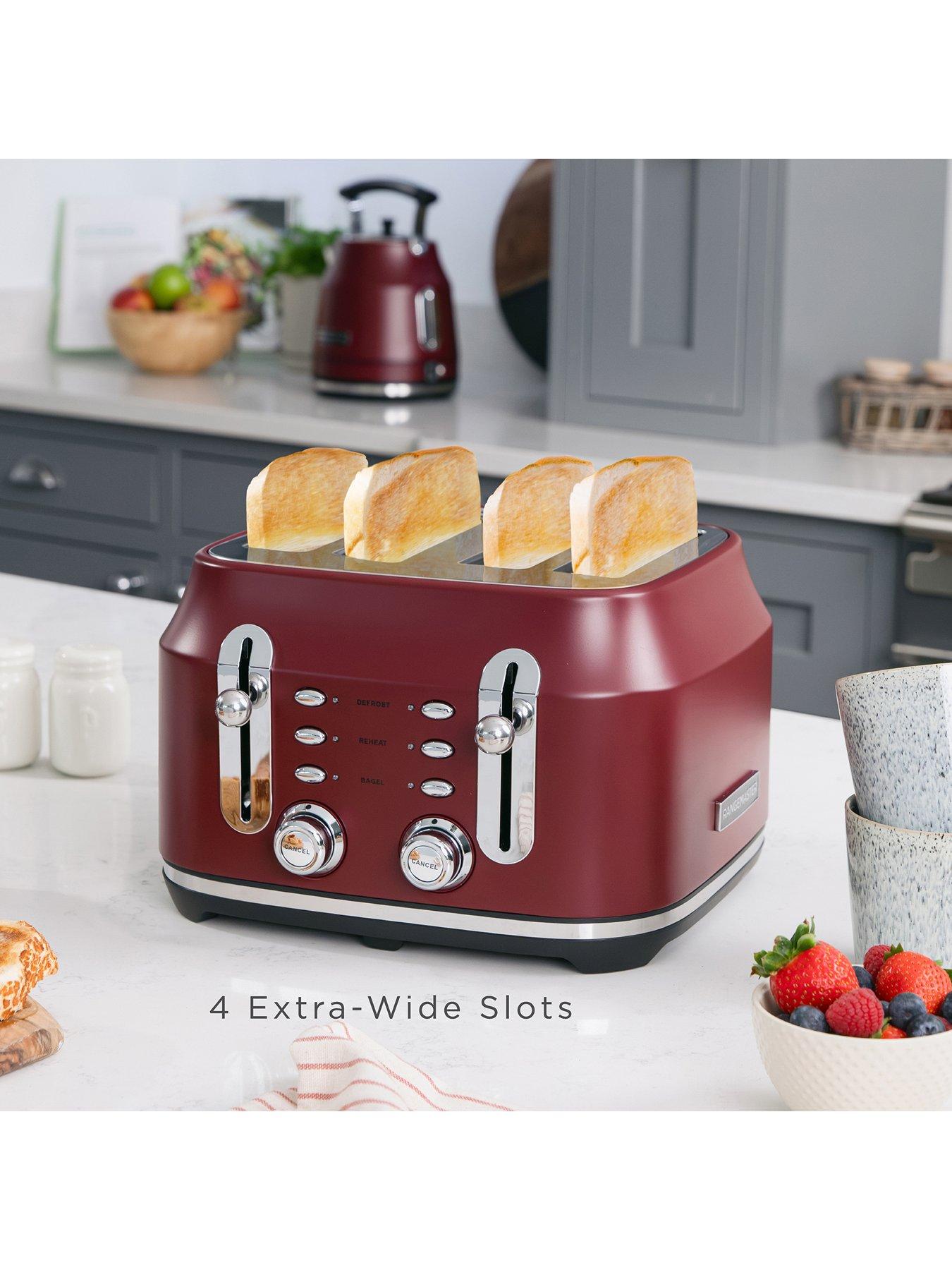 Image 4 of 7 of Rangemaster Classic Collection 4 Slice Bordeaux Toaster
