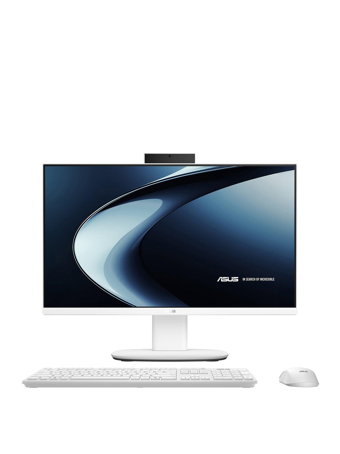 Image 1 of 7 of Asus V600 23.8in 1920 x 1080 All-In-One - AMD Ryzen AI 5 330 - 16GB RAM, 512GB SSD - White