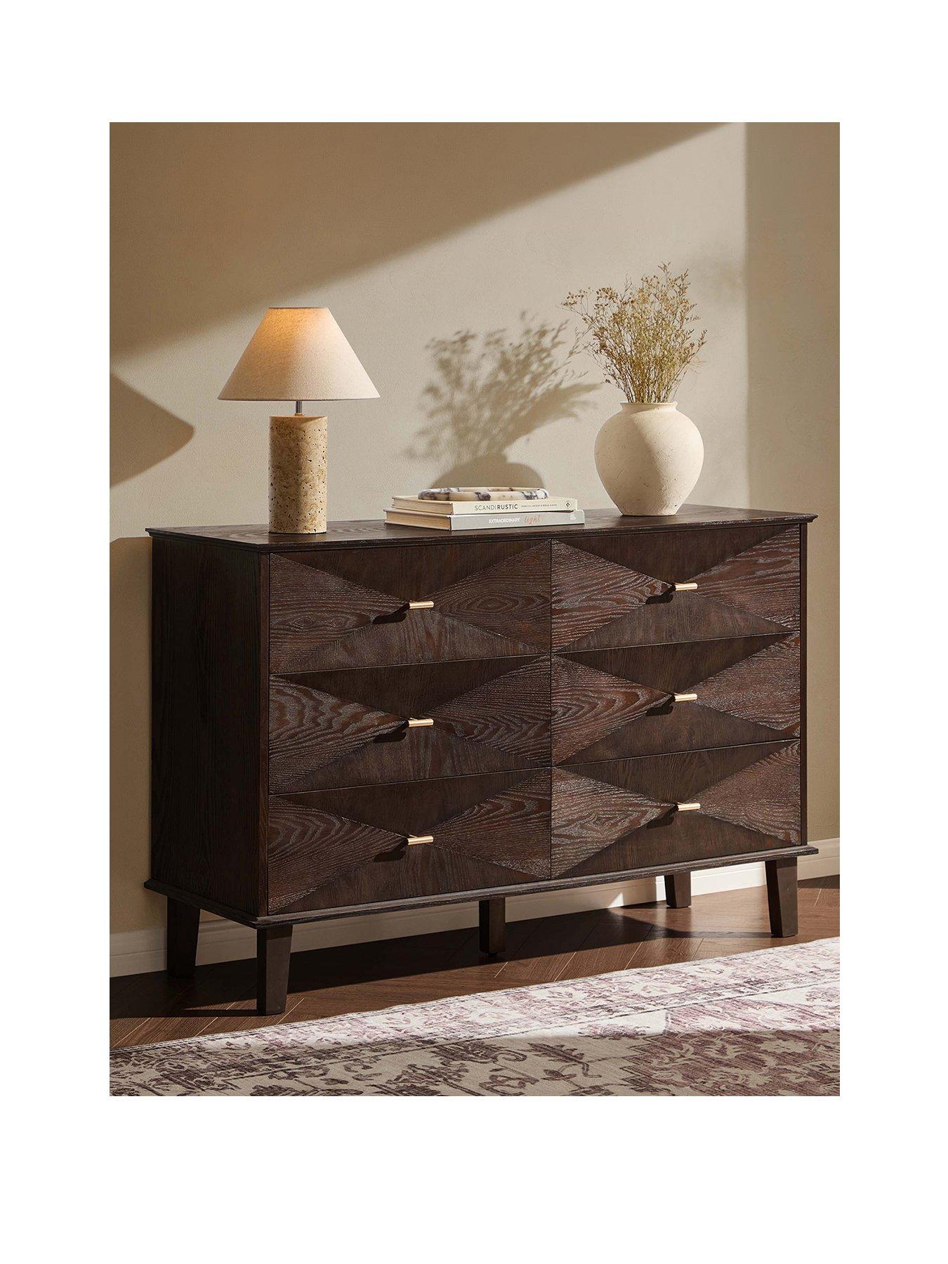 Image 2 of 7 of Dusk Brianna Concave 6 Drawer Chest