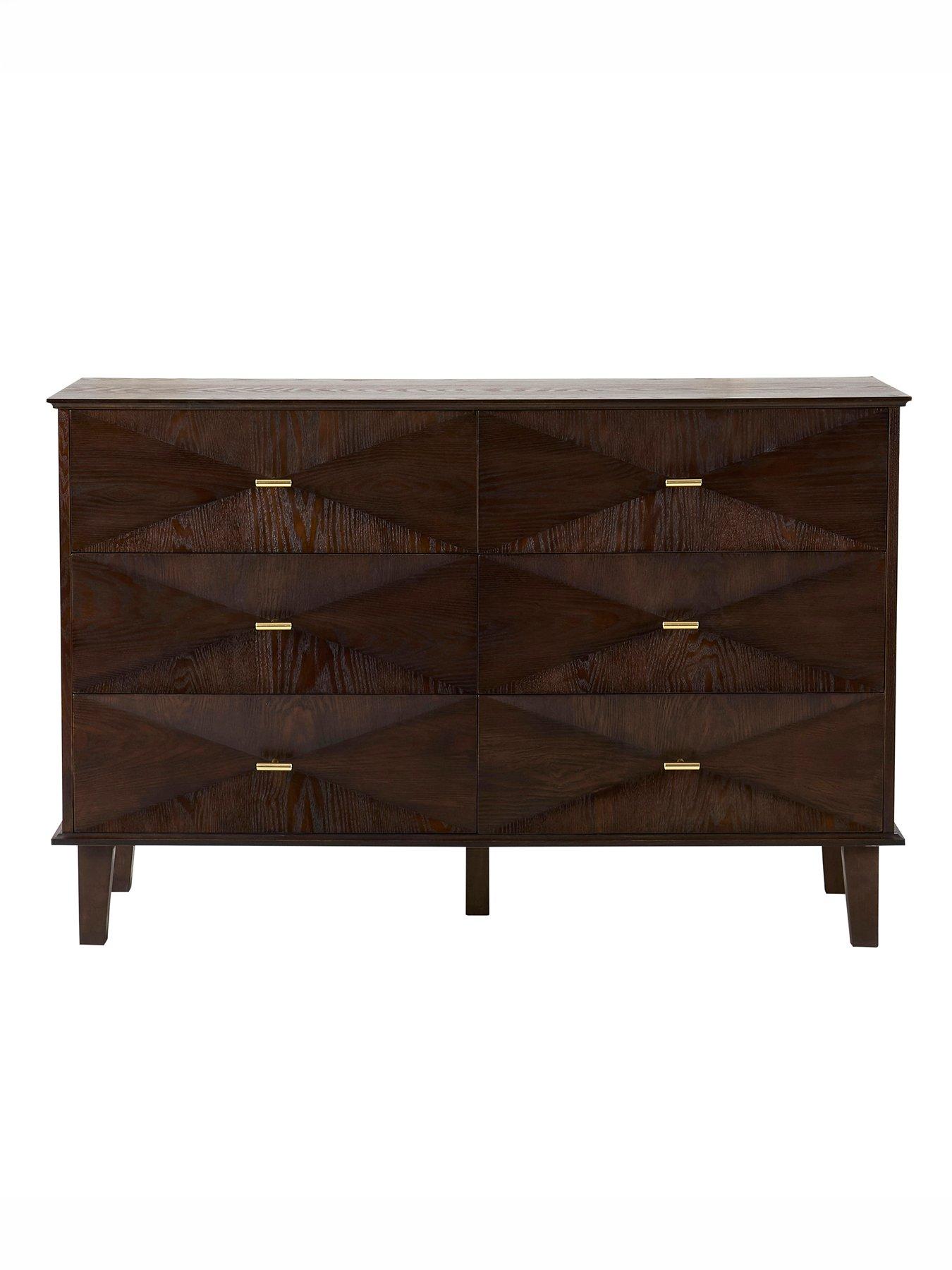 Image 3 of 7 of Dusk Brianna Concave 6 Drawer Chest