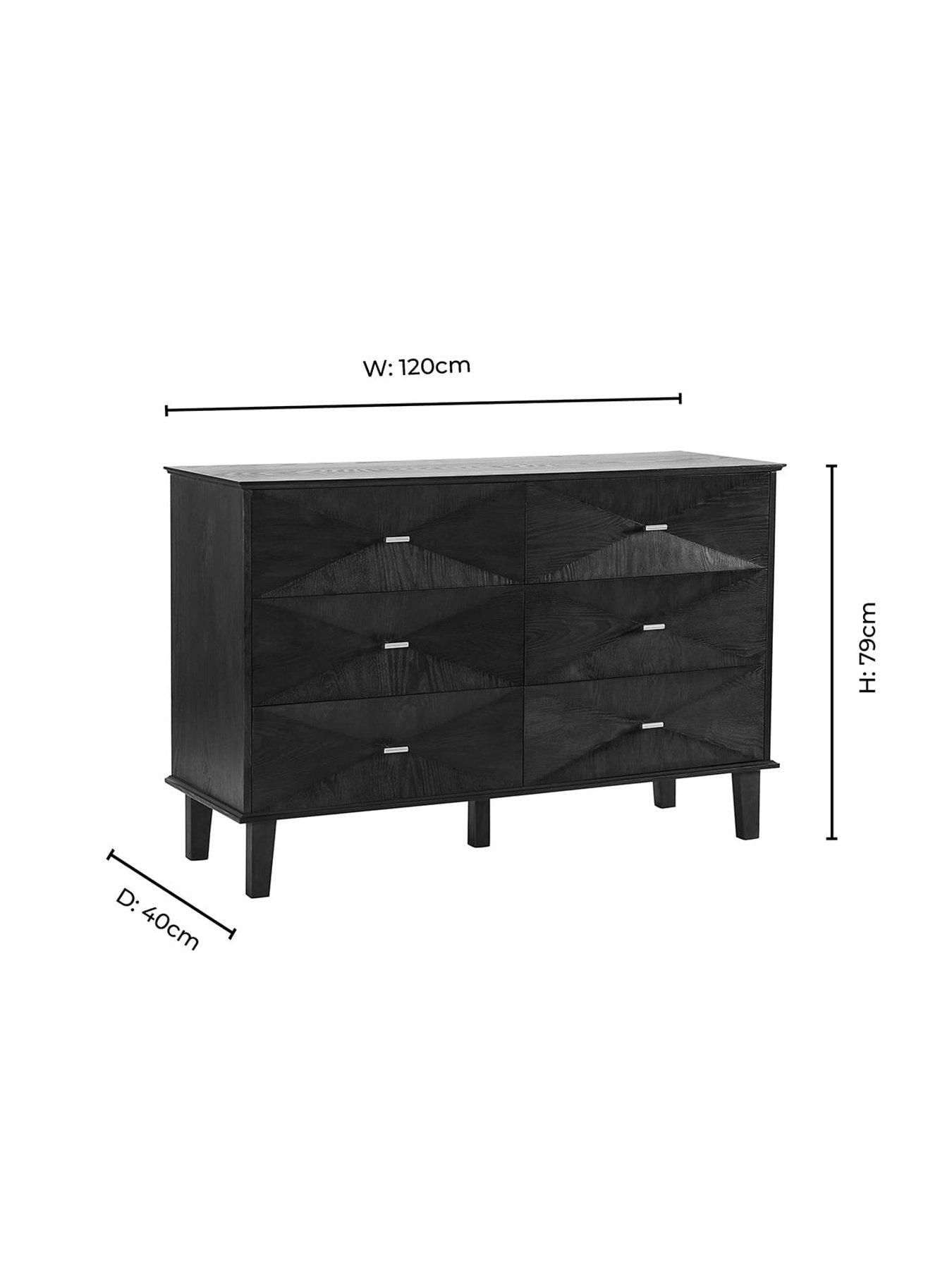 Image 4 of 7 of Dusk Brianna Concave 6 Drawer Chest