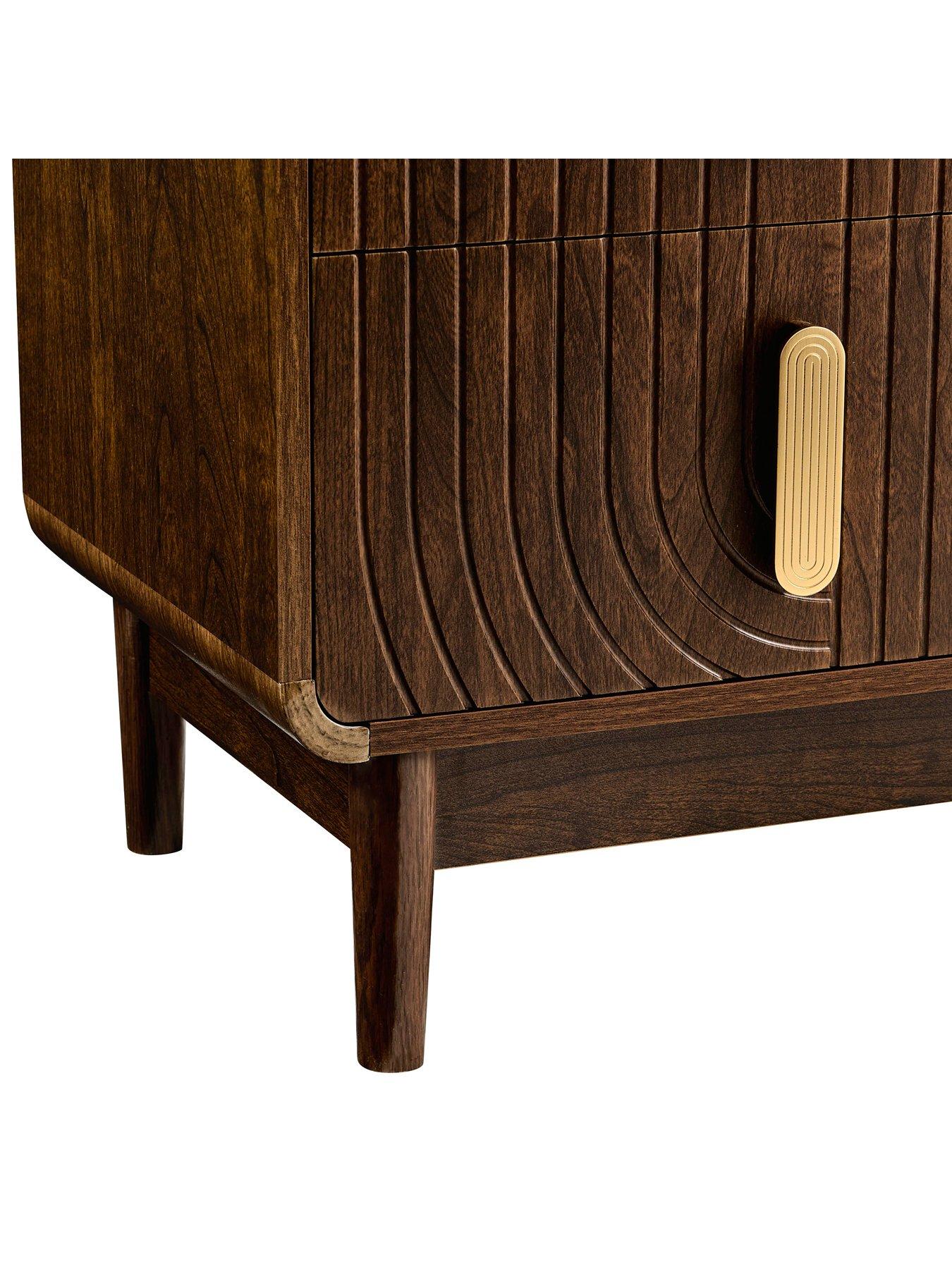 Image 7 of 7 of Dusk Marnie 2 Drawer Bedside Table