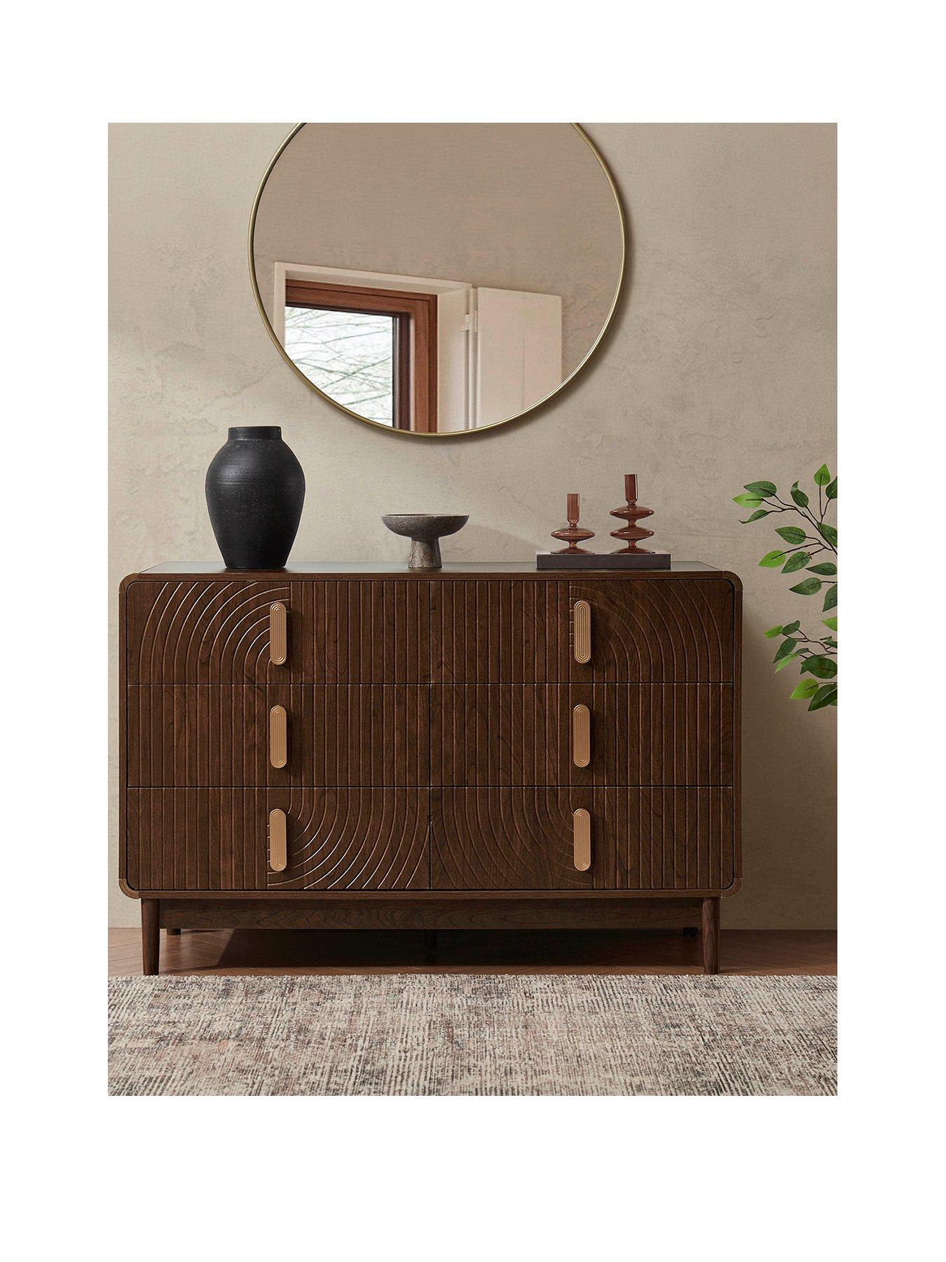Image 2 of 7 of Dusk Marnie 6 Drawer Chest - Walnut