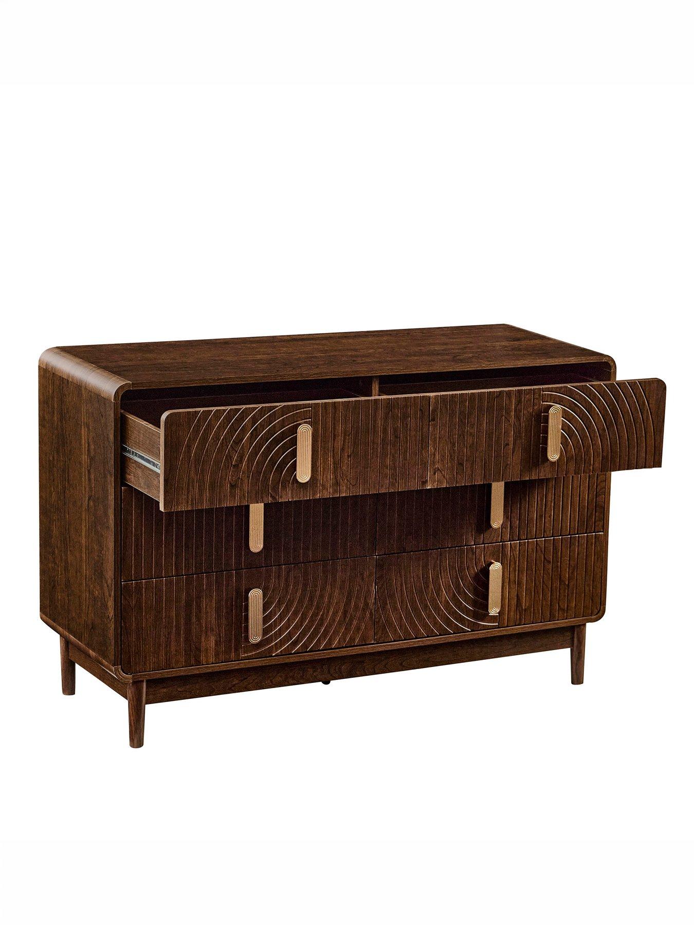 Image 5 of 7 of Dusk Marnie 6 Drawer Chest - Walnut