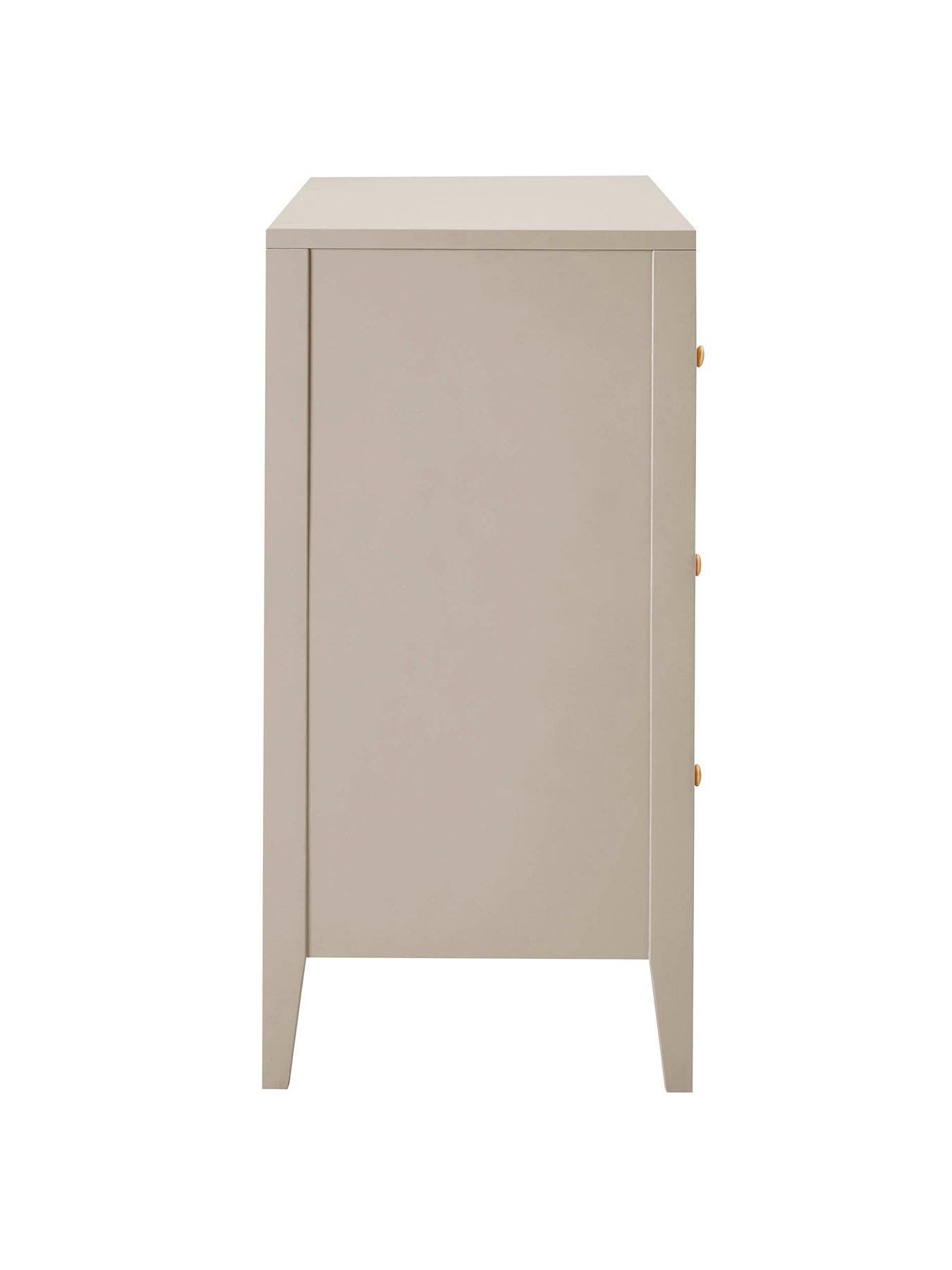 Image 4 of 5 of Dusk Poppy 4 Drawer Chest - Taupe