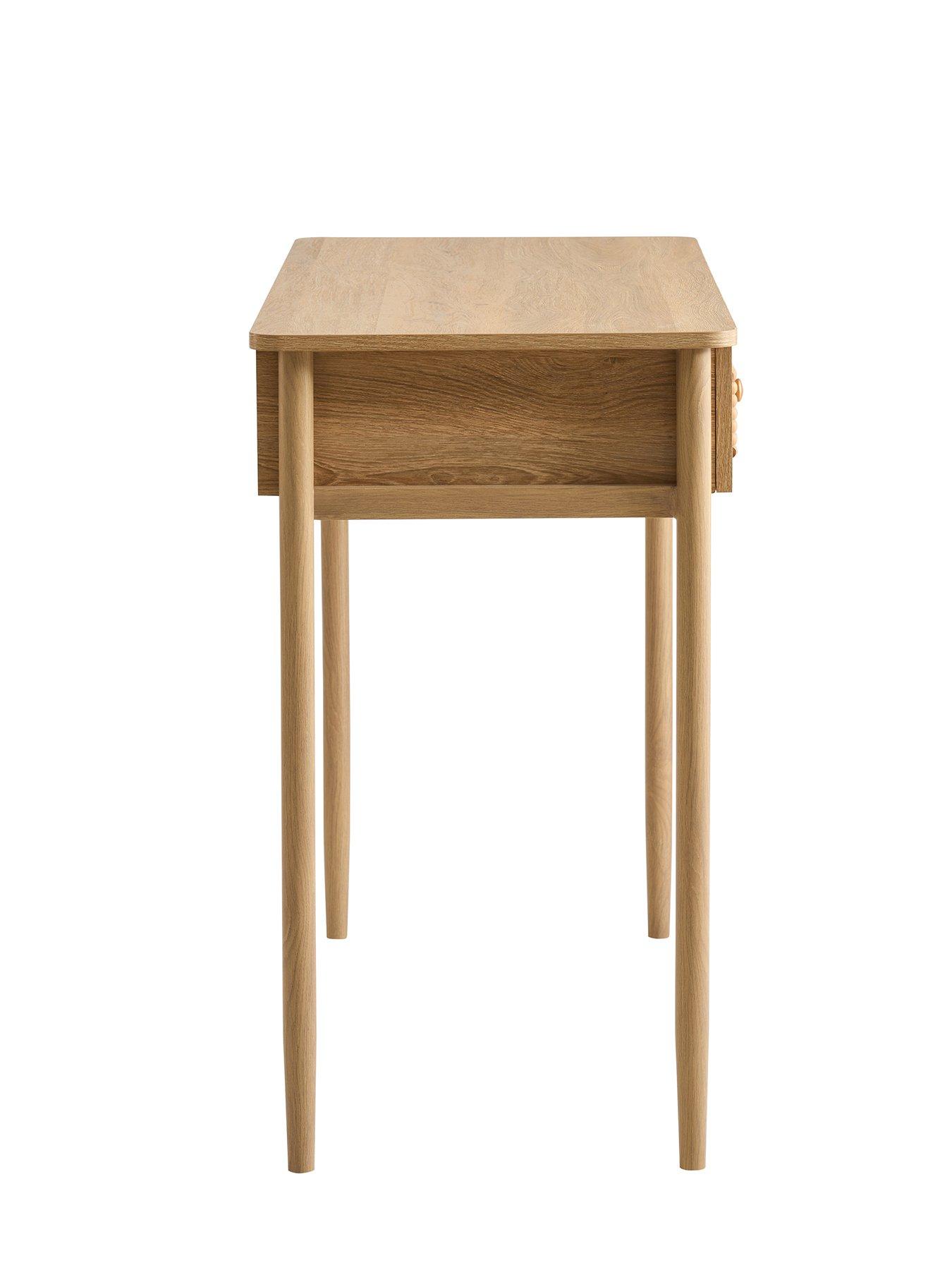 Image 5 of 6 of Dusk Posy Bobbin Dressing Table - Light Wood