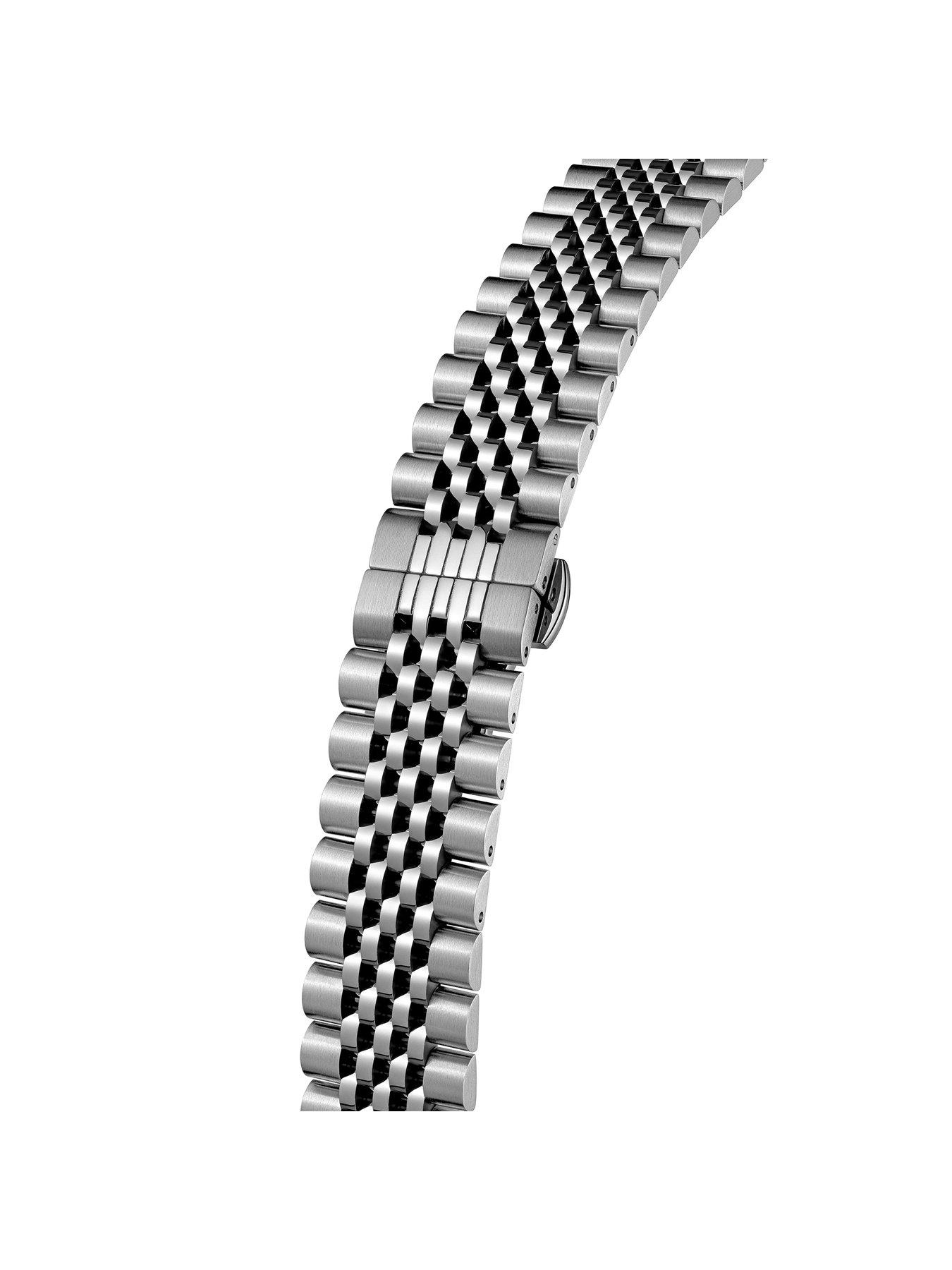 Image 5 of 5 of Vivienne Westwood Unisex Sydenham Light Blue Dial Stainless Steel Bracelet Watch - Blue