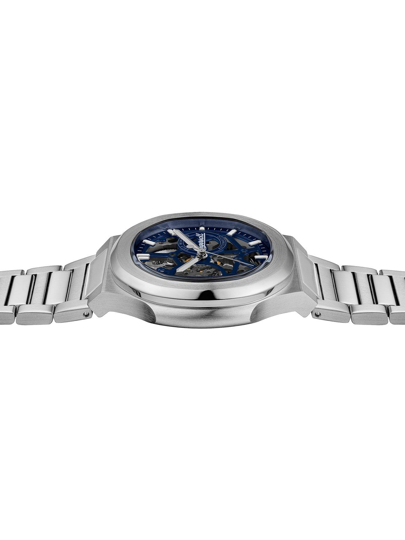 Image 4 of 6 of Ingersoll 1892 Mens The Frame Skeleton Dial Automatic Watch - Blue