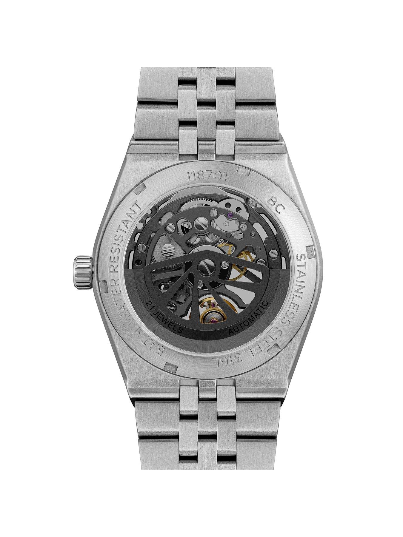 Image 6 of 6 of Ingersoll Mens The Landing Skeleton Dial Automatic Watch - Grey
