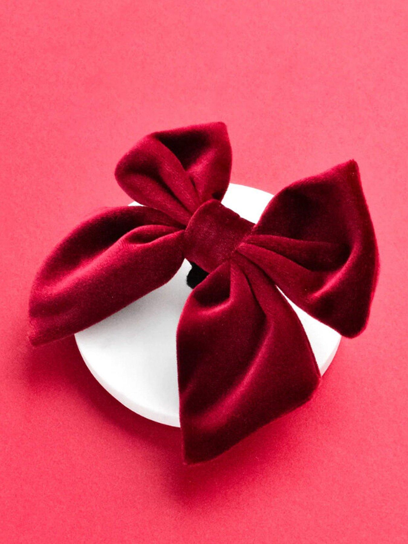 Image 1 of 3 of Cocopup Berry Red SAILOR BOW TIE