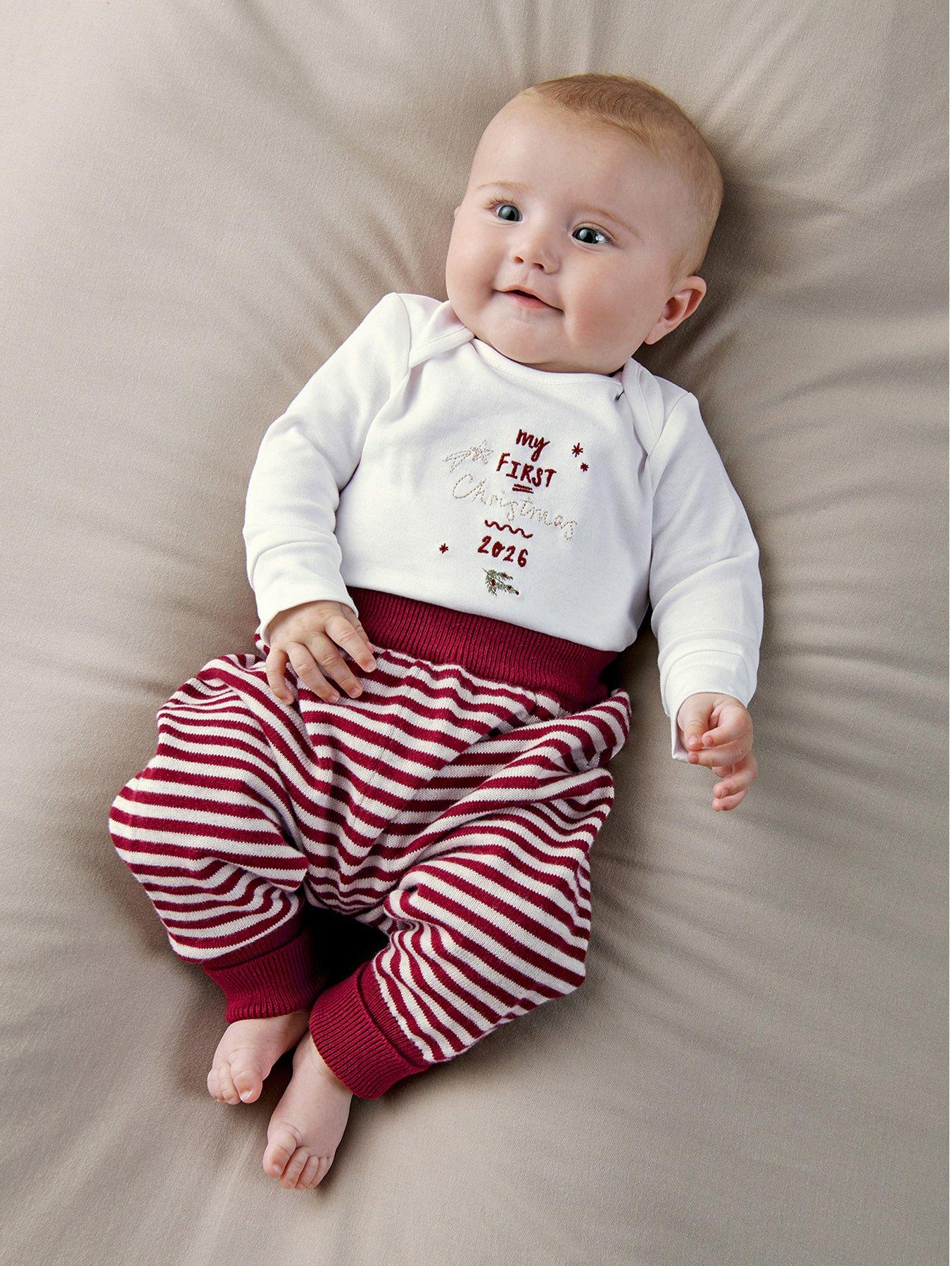 Image 5 of 6 of Mamas & Papas Baby My First Christmas 2026 Bodysuit - White