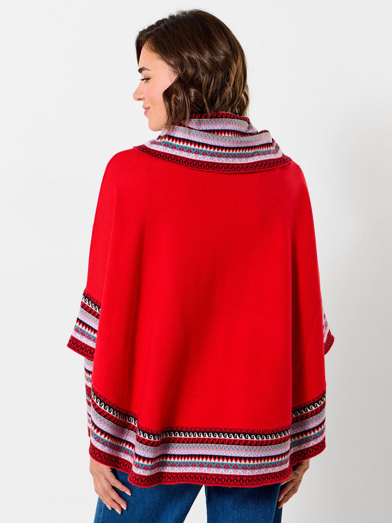 Image 3 of 7 of Joe Browns Winter Wonder Boho Knitted Sleeved Poncho