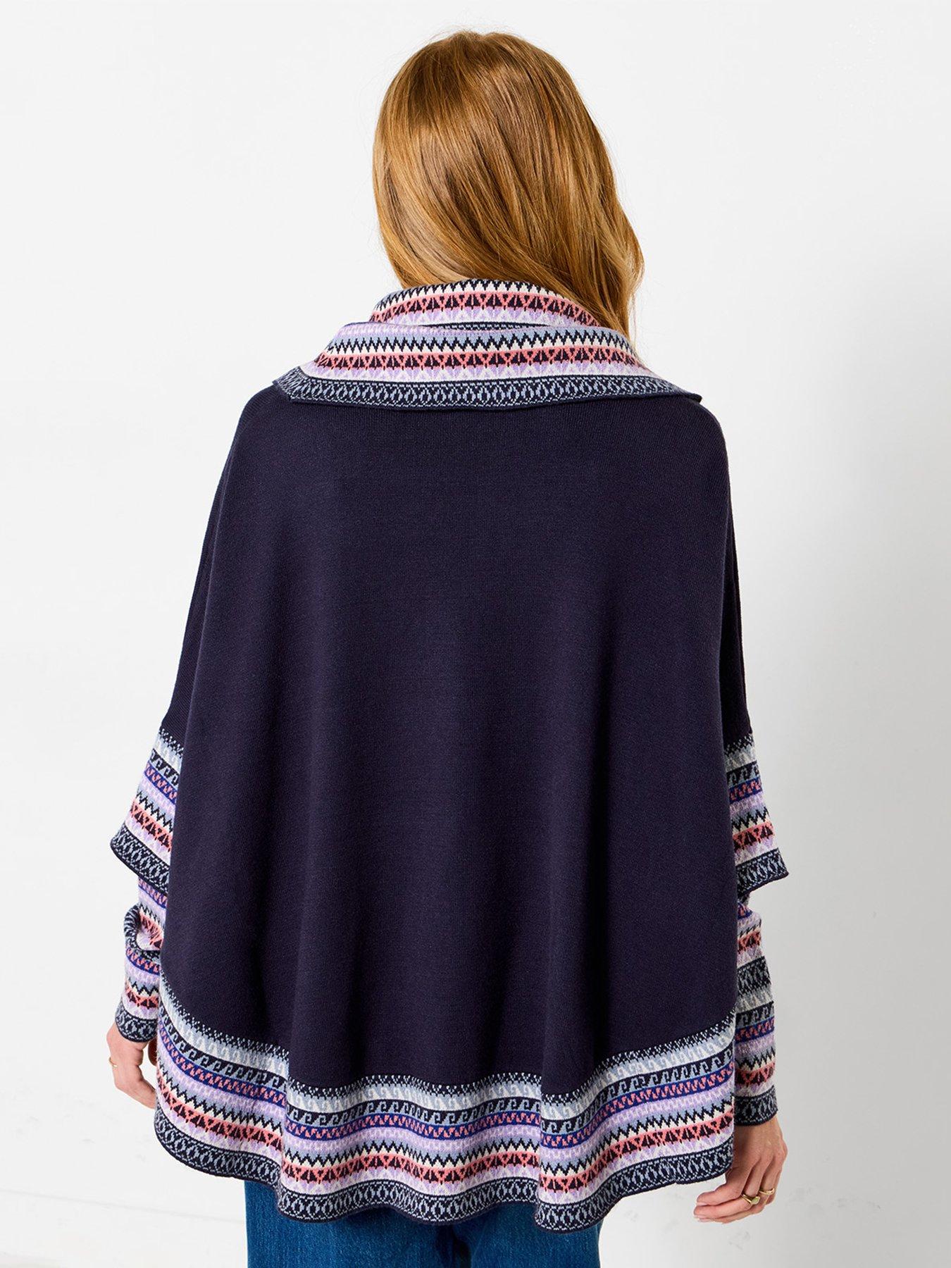 Image 2 of 5 of Joe Browns Winter Boho Knitted Sleeved Poncho