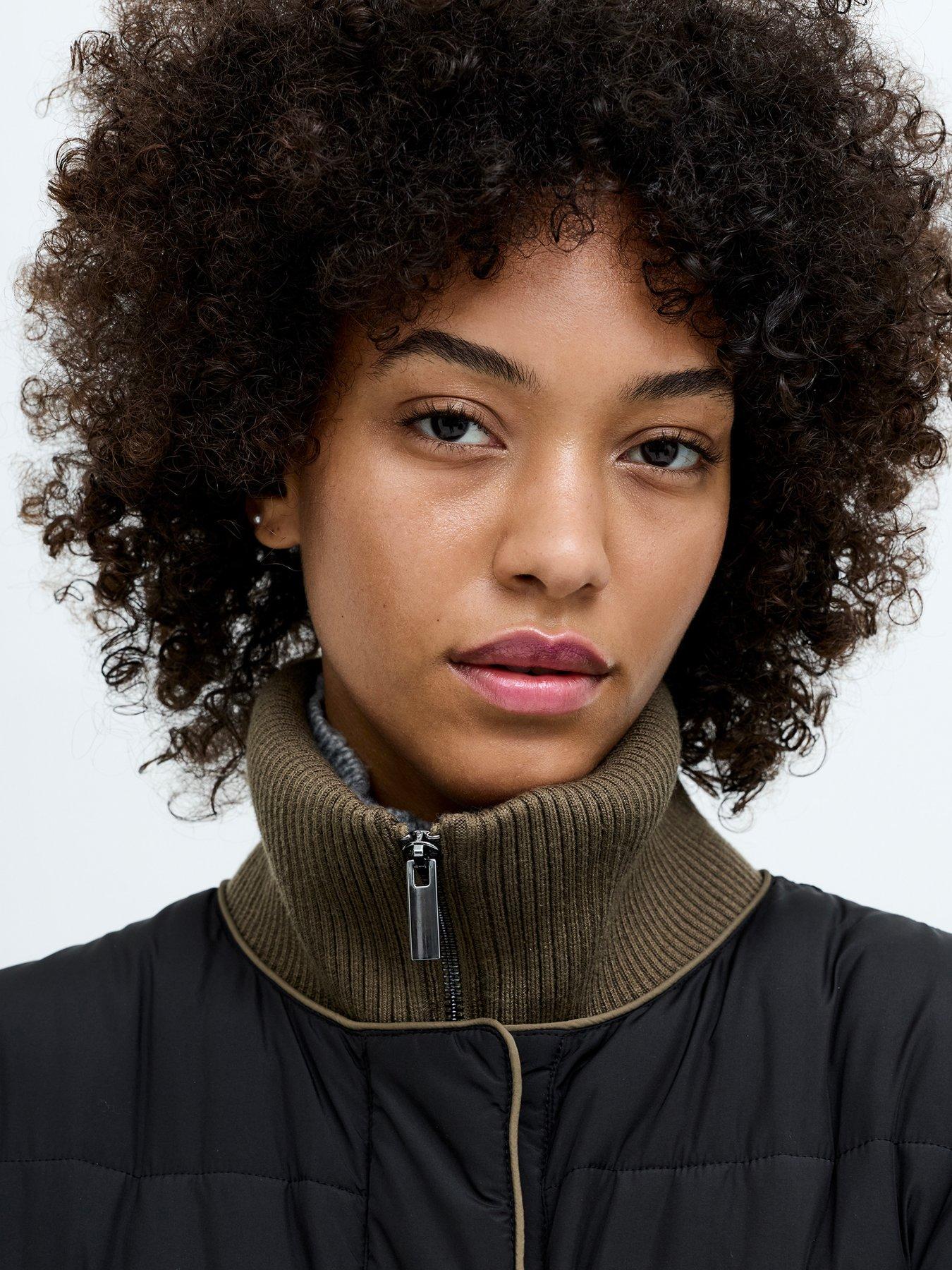 Image 3 of 6 of French Connection Inside Zip Lining Longline Cinched Puffer Jacket