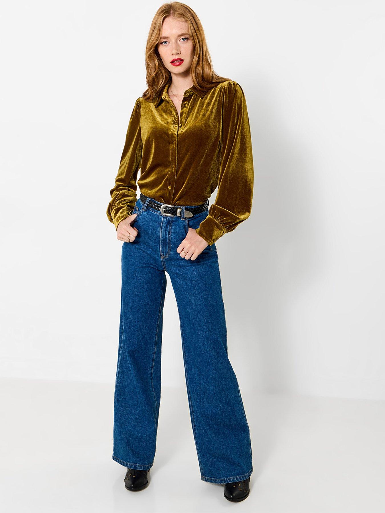 Image 3 of 6 of Joe Browns Iris Velour Collared Blouse