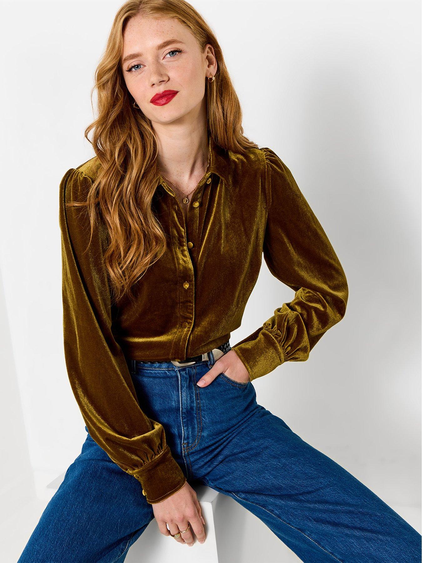 Image 5 of 6 of Joe Browns Iris Velour Collared Blouse