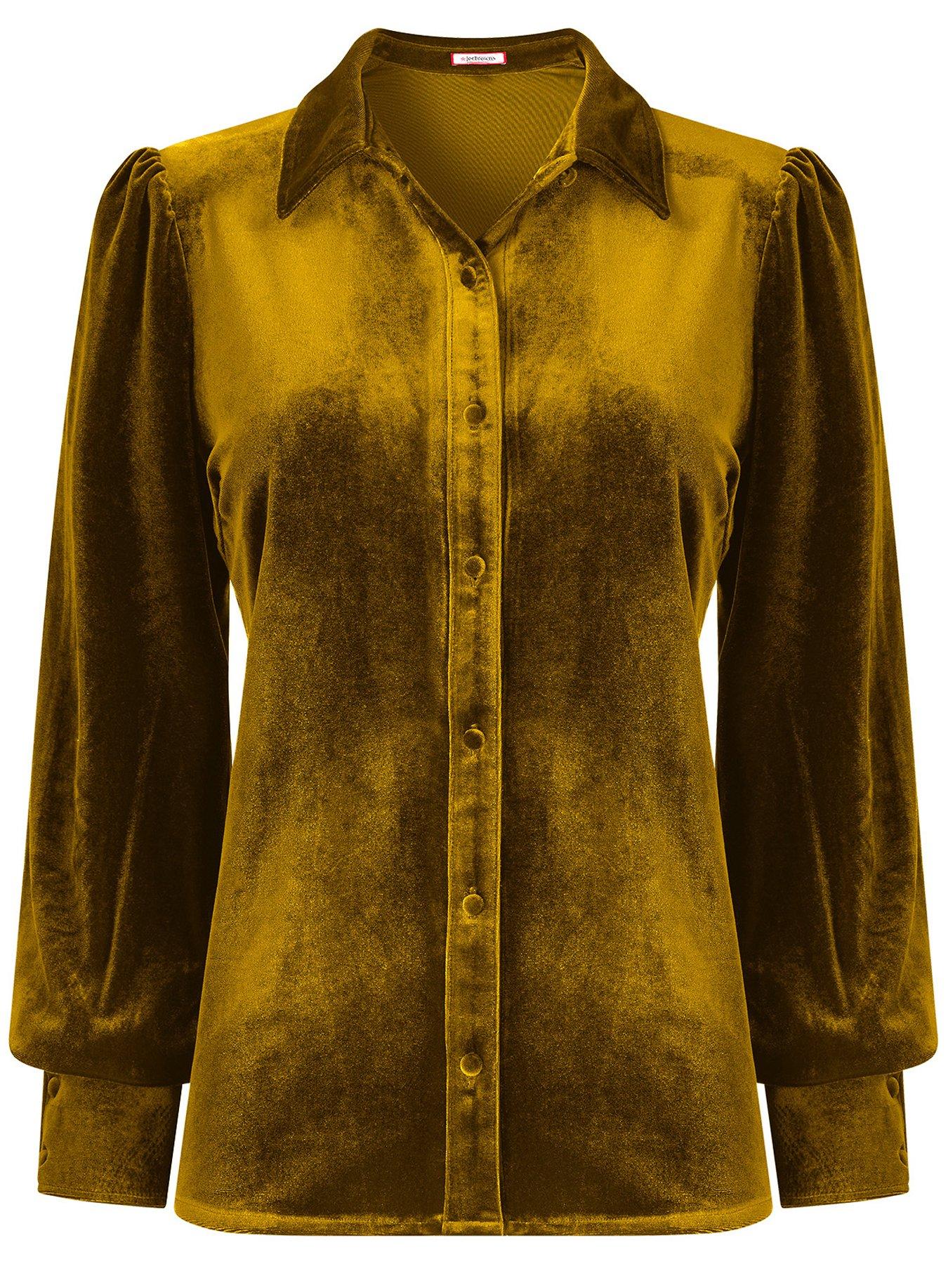 Image 6 of 6 of Joe Browns Iris Velour Collared Blouse