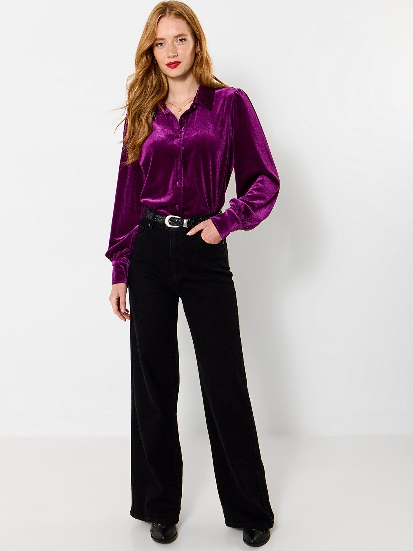 Image 3 of 5 of Joe Browns Iris Velour Collared Blouse