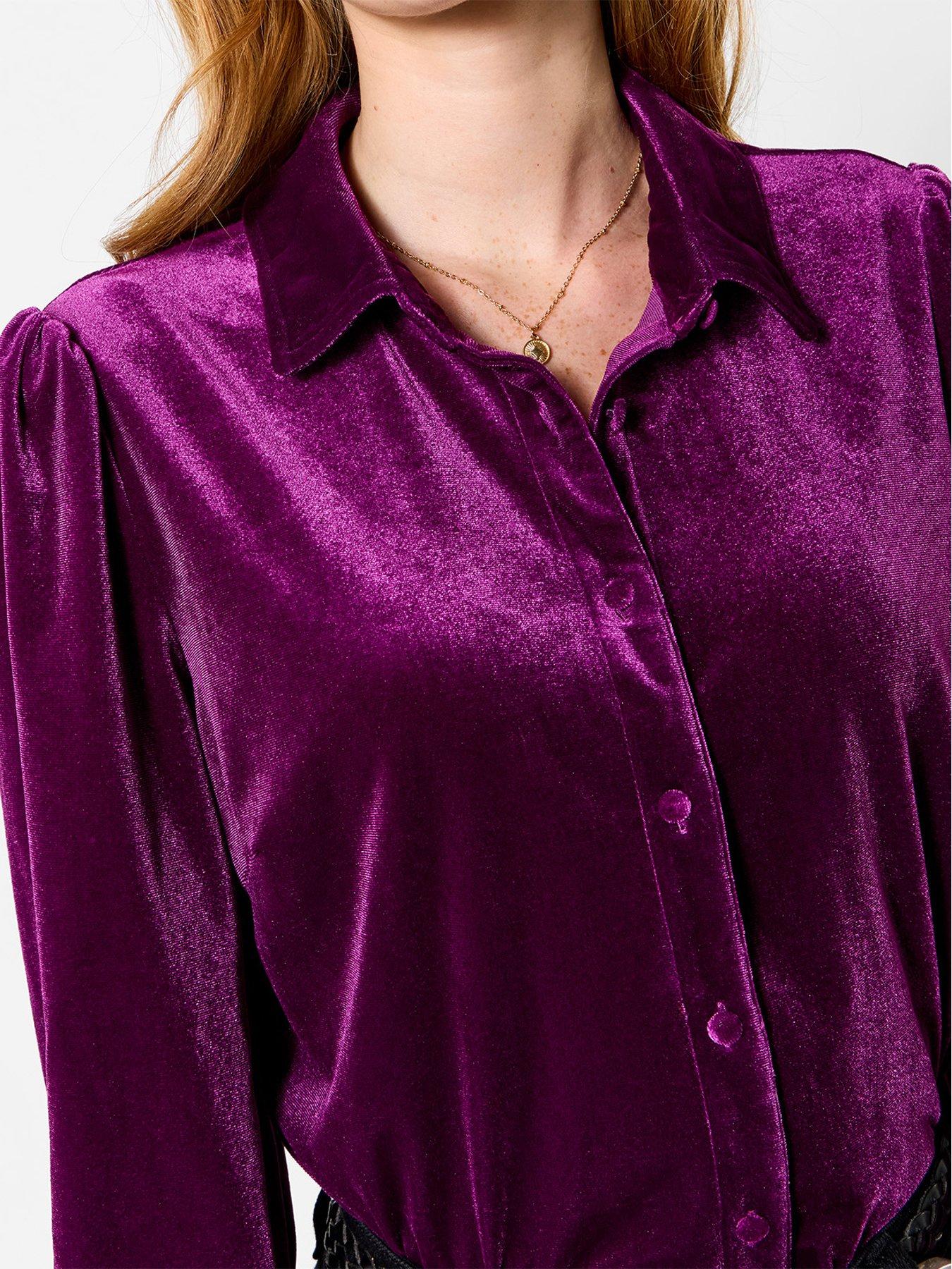 Image 4 of 5 of Joe Browns Iris Velour Collared Blouse