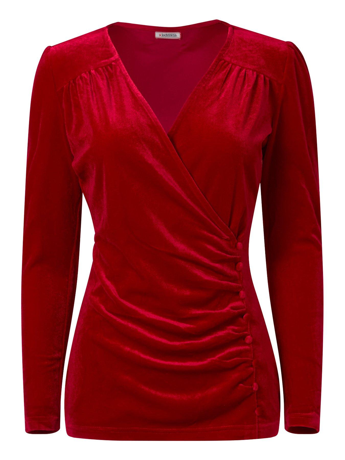Image 6 of 6 of Joe Browns Vienna Velour Wrap Top