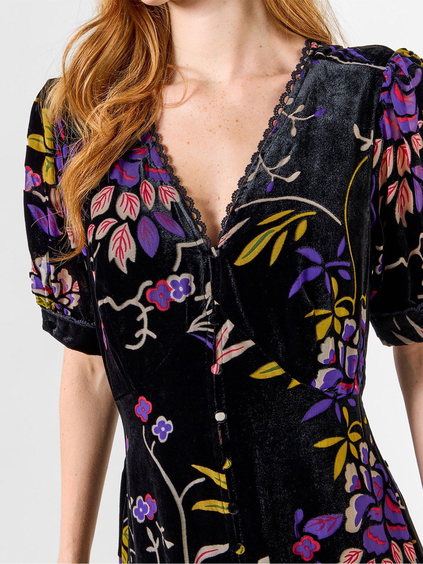 Image 4 of 5 of Joe Browns Delightful Devore Button Through Dress