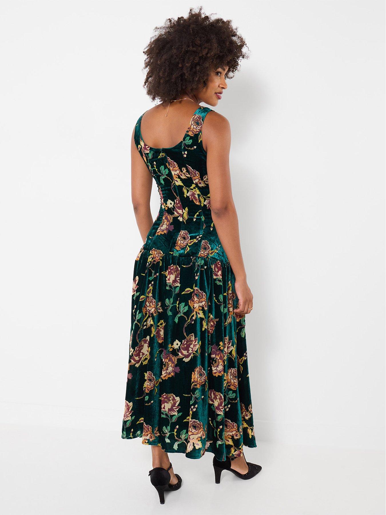 Image 2 of 7 of Joe Browns Dazzling Devore Dropped Waist Dress