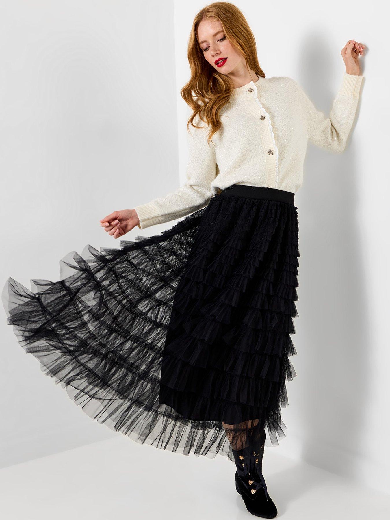Image 2 of 7 of Joe Browns Eleanor Tiered Tulle Maxi Skirt