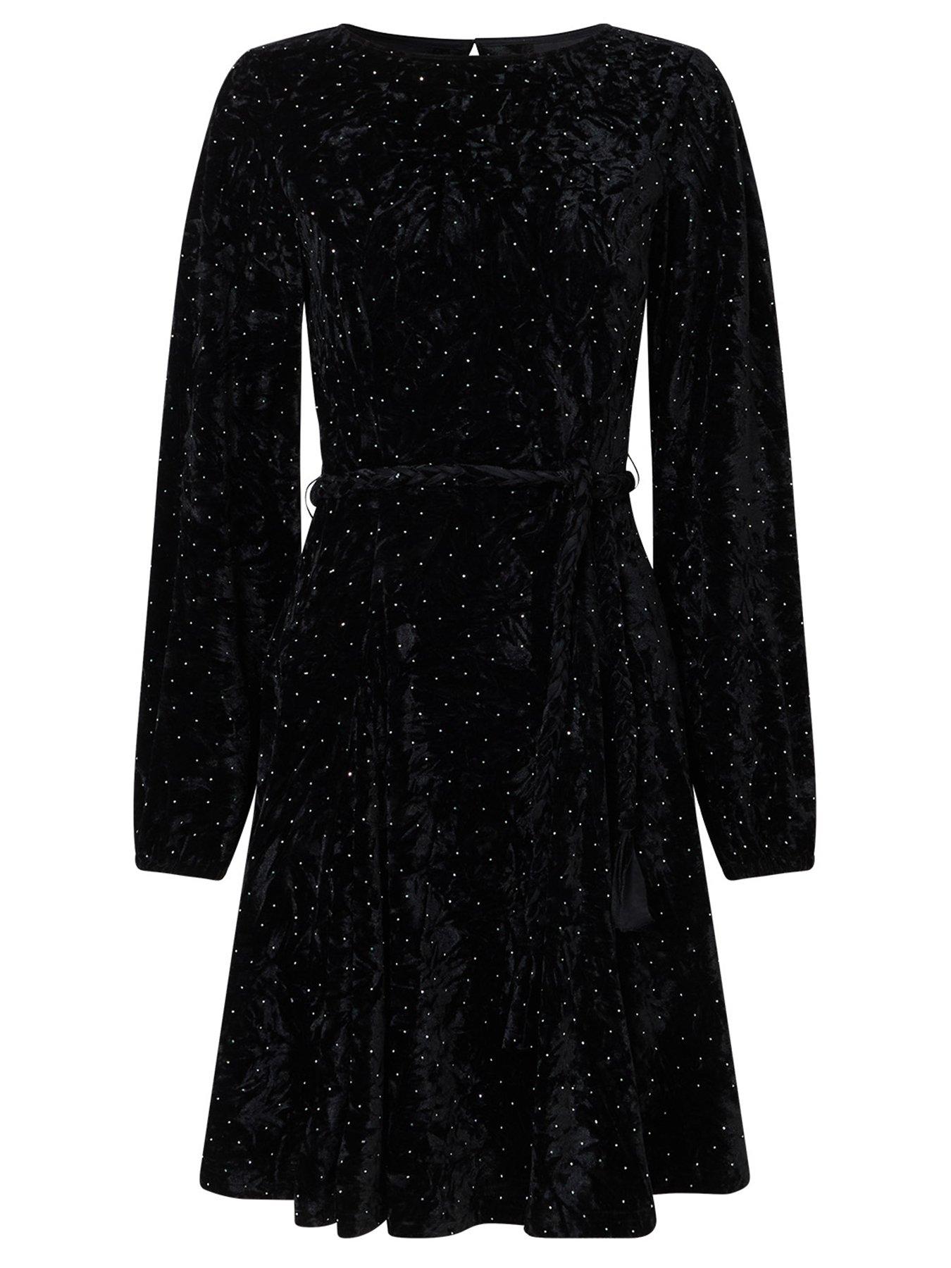 Image 7 of 7 of Joe Browns Phoebe Sparkle Velour Mini Dress